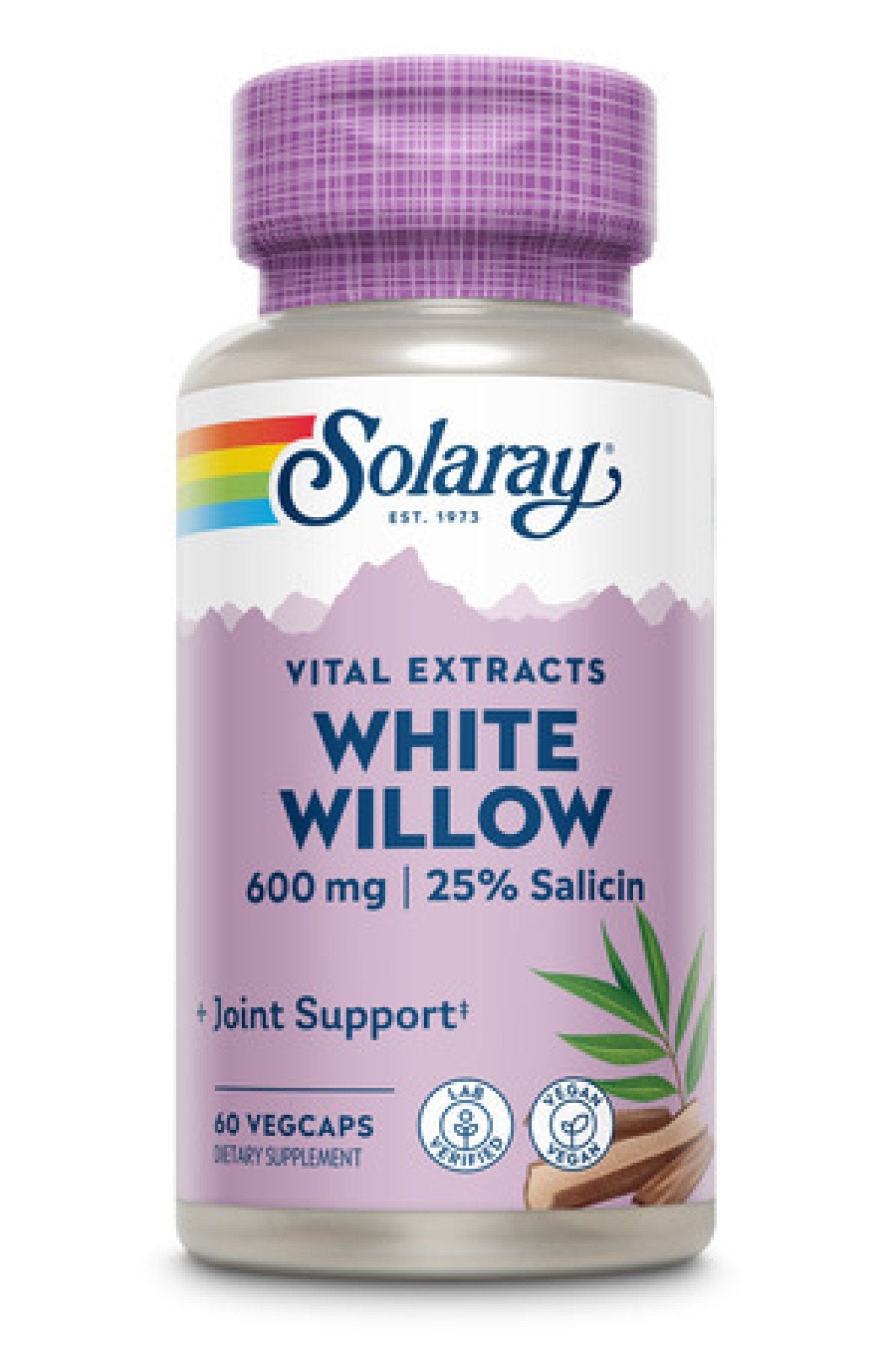 Solaray White Willow Bark Extract 60 VegCap