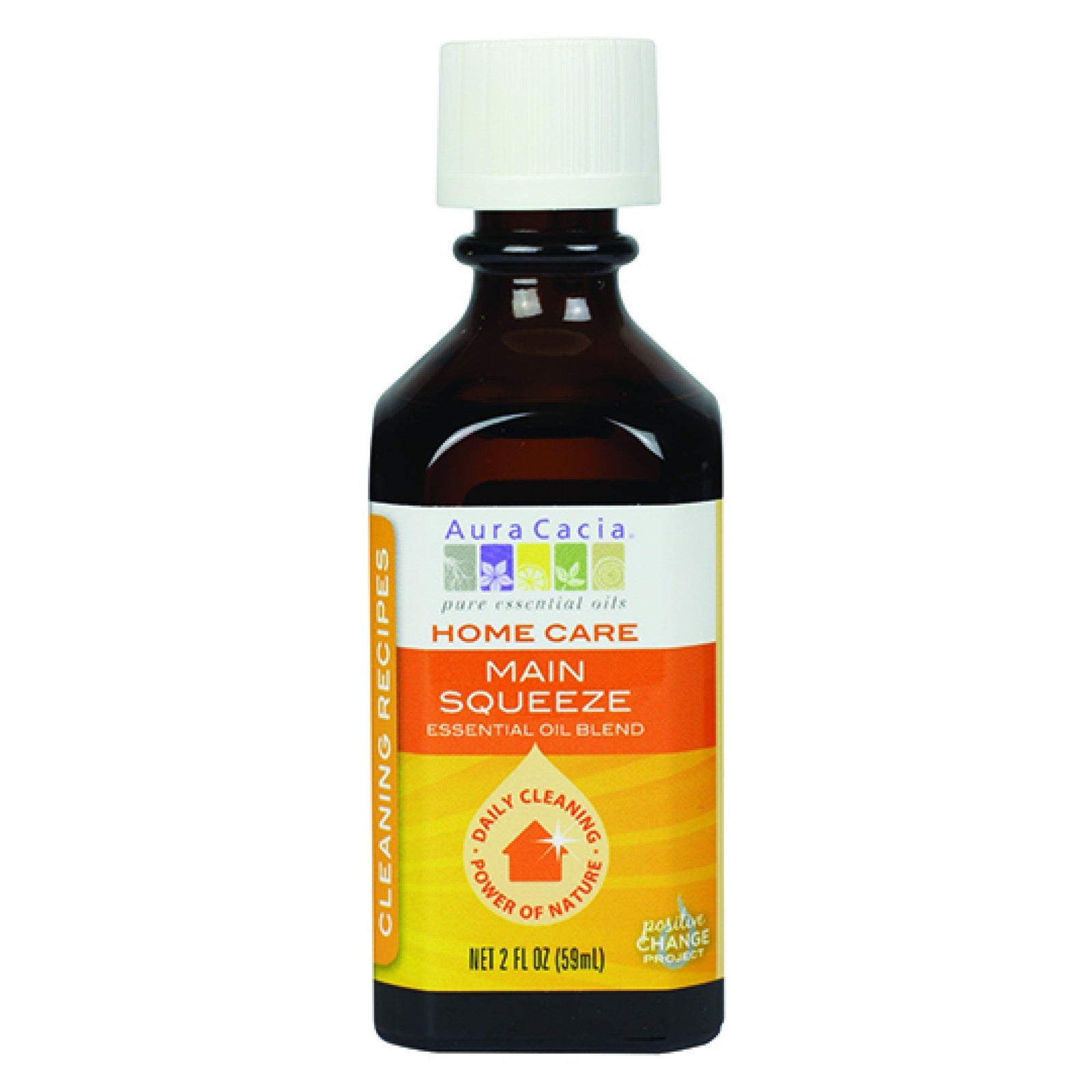 Aura Cacia Home Care Main Squeeze Essential Oil Blend 2 fl oz Oil