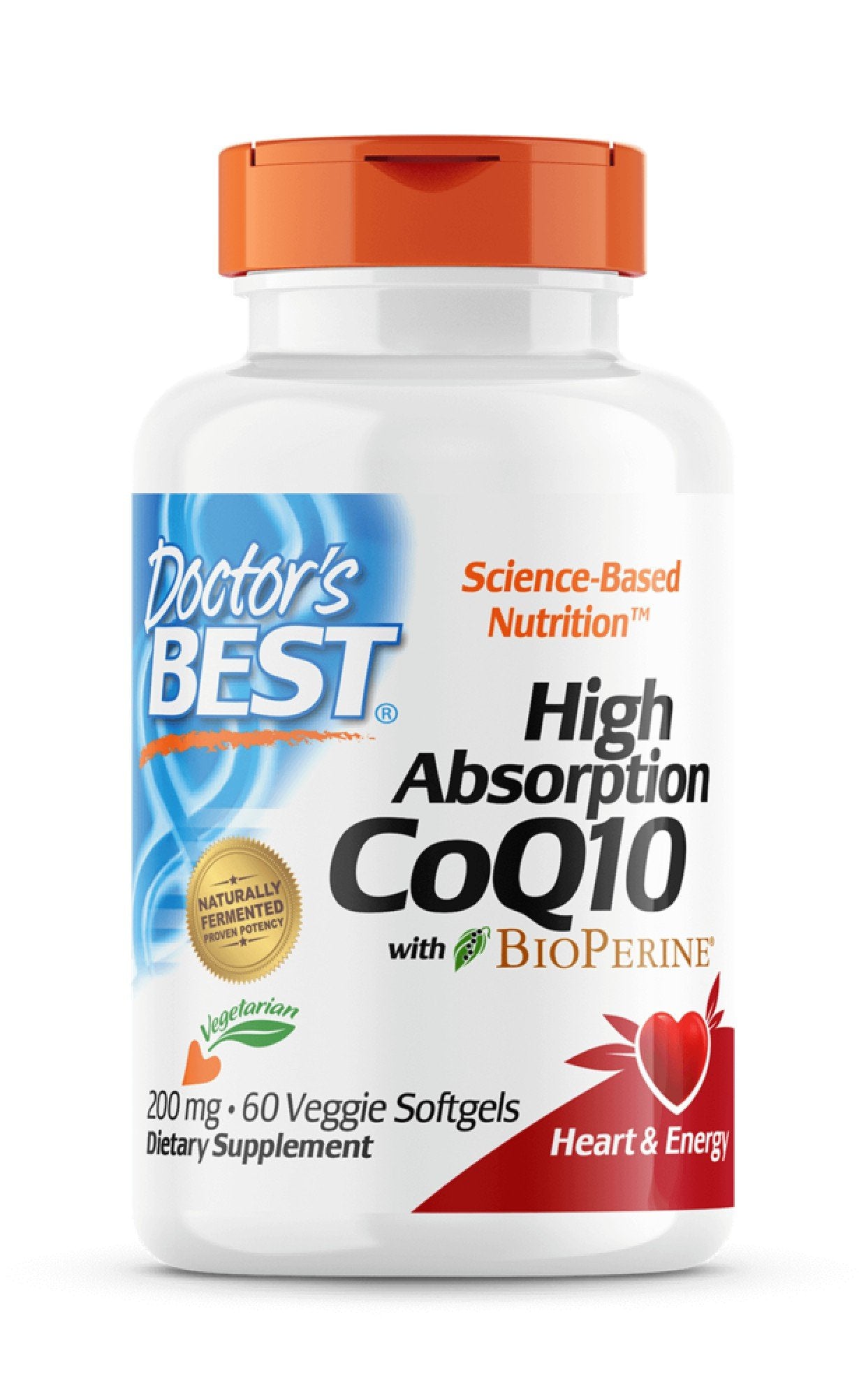 Doctors Best High Absorption CoQ10 200 mg 60 Veg Softgel