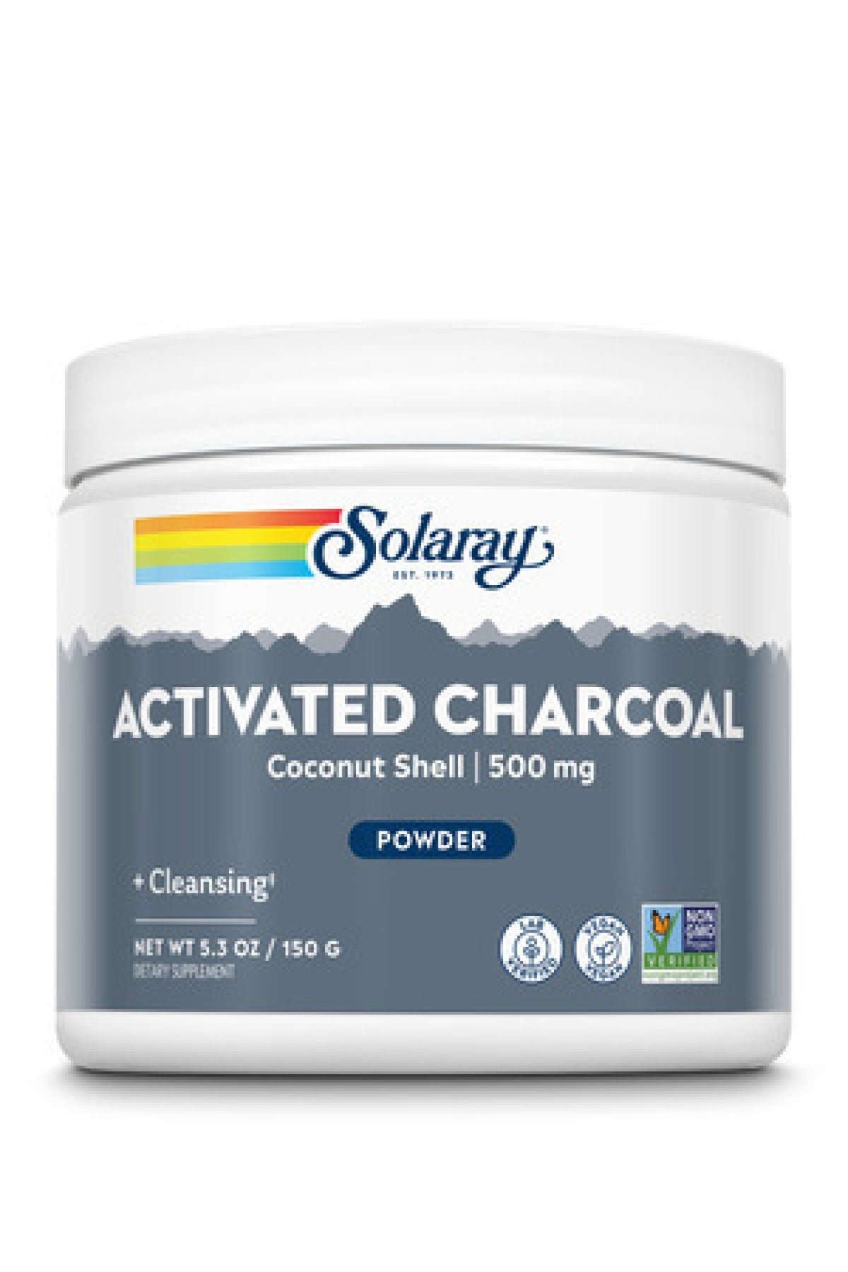 Solaray Activated Charcoal Powder Unflavored 5.3 oz Powder