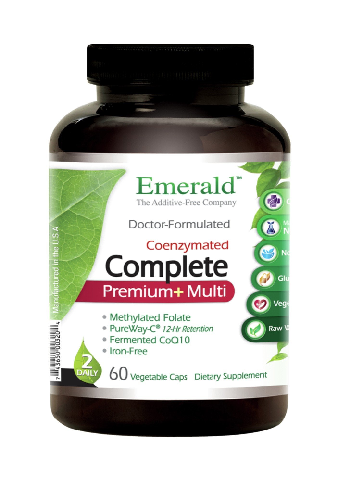 Emerald Labs Two-A-Day Complete + Multi Vit-A-Min 60 Capsule