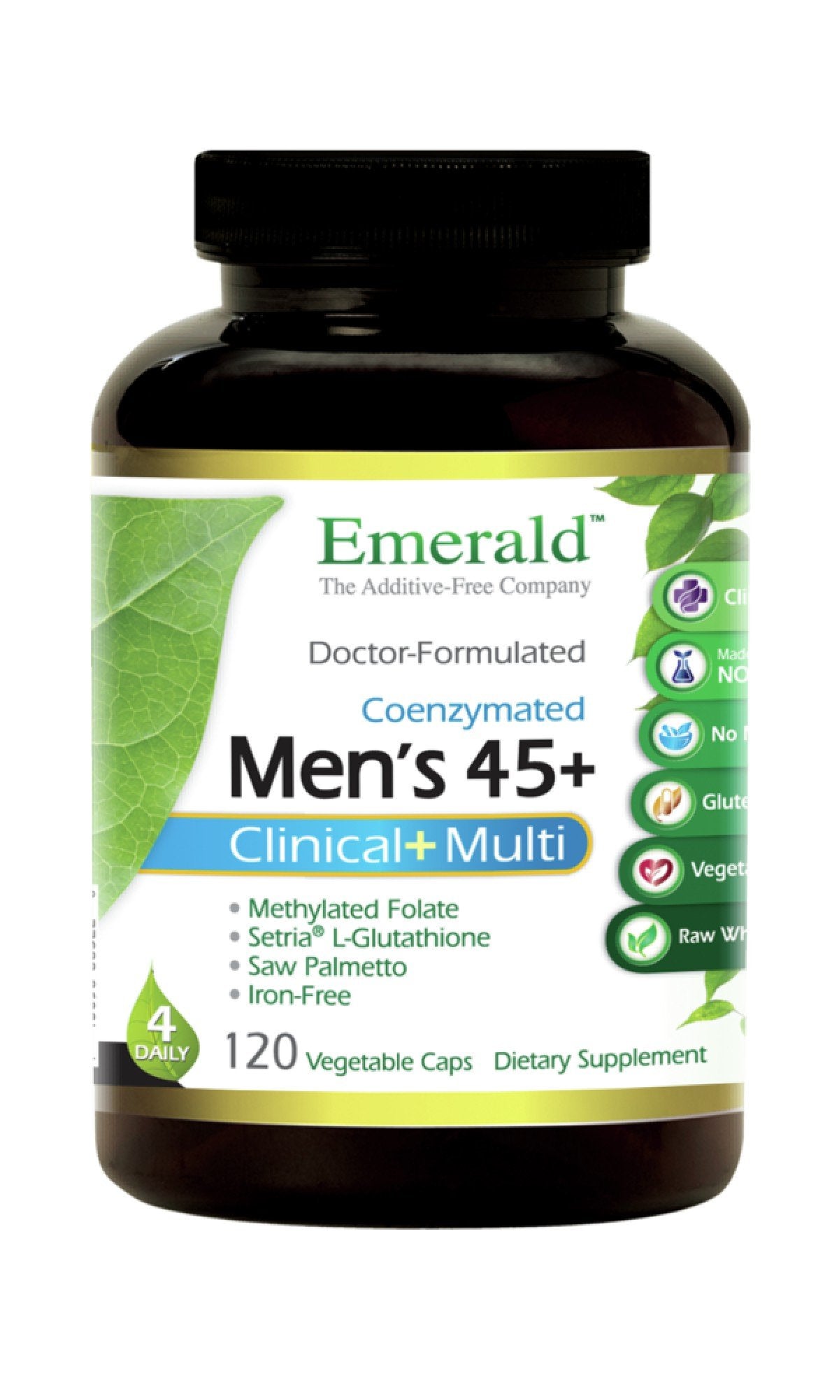 Emerald Labs High Potency Men&#39;s 45+ Multi Vit-A-Min 120 Capsule