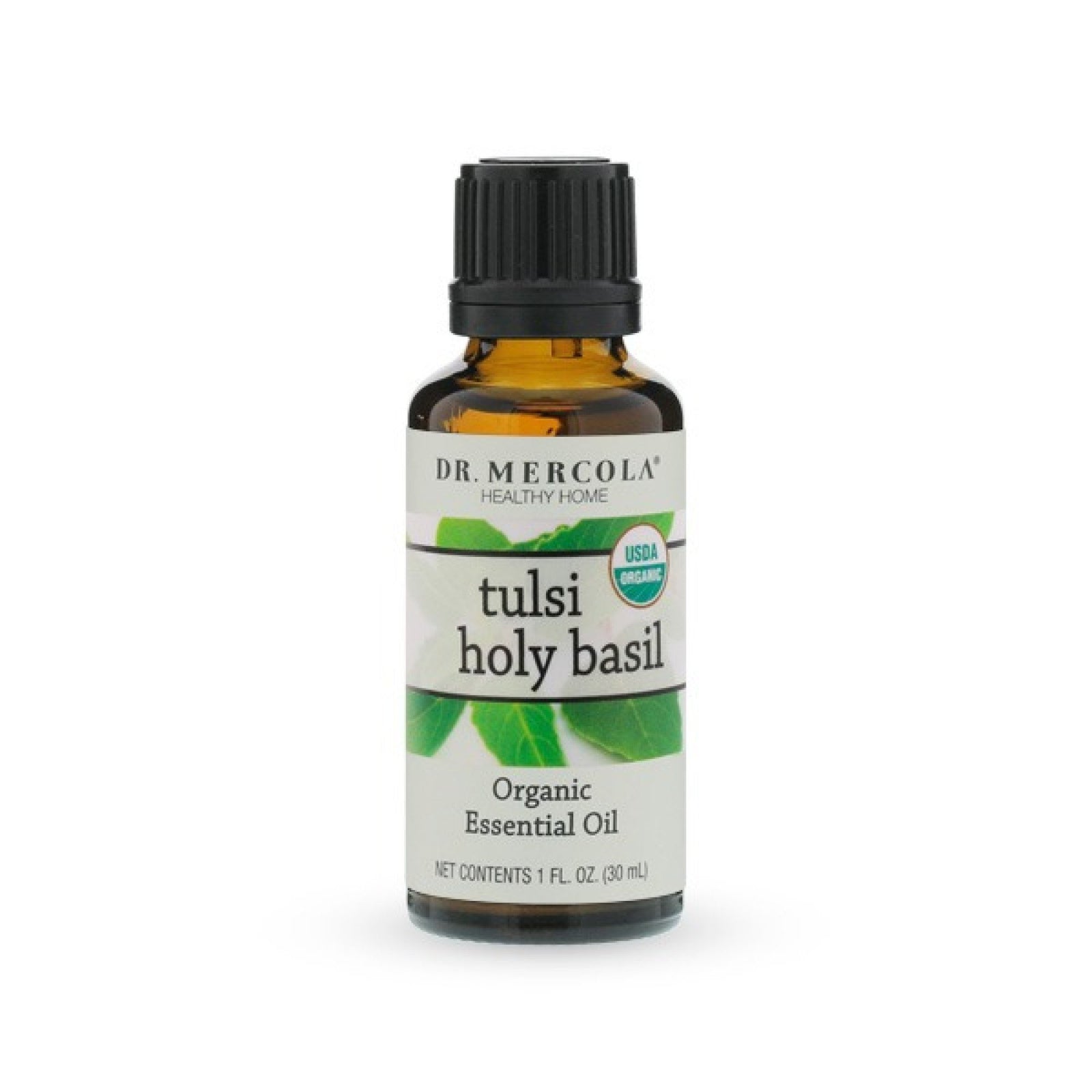 Dr. Mercola Organic Tulsi Basil Essential Oil 1 oz Oil