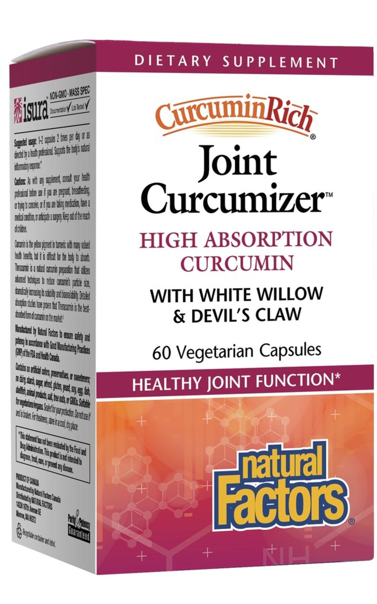 Natural Factors CurcuminRich Joint Curcumizer 60 VegCap