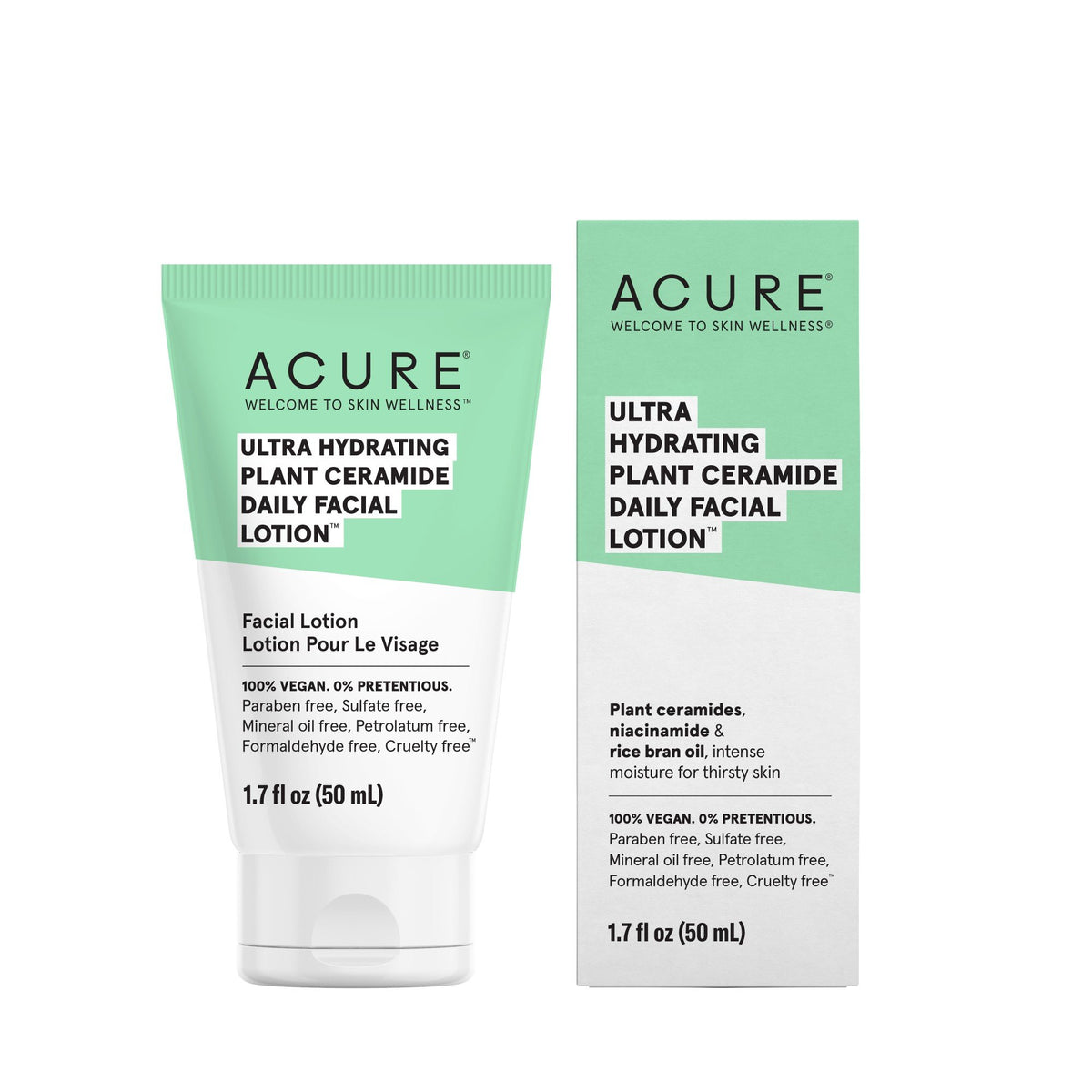 Acure Ultra Hydrating Plant Ceramide Daily Facial Lotion 1.7 fl oz Liquid