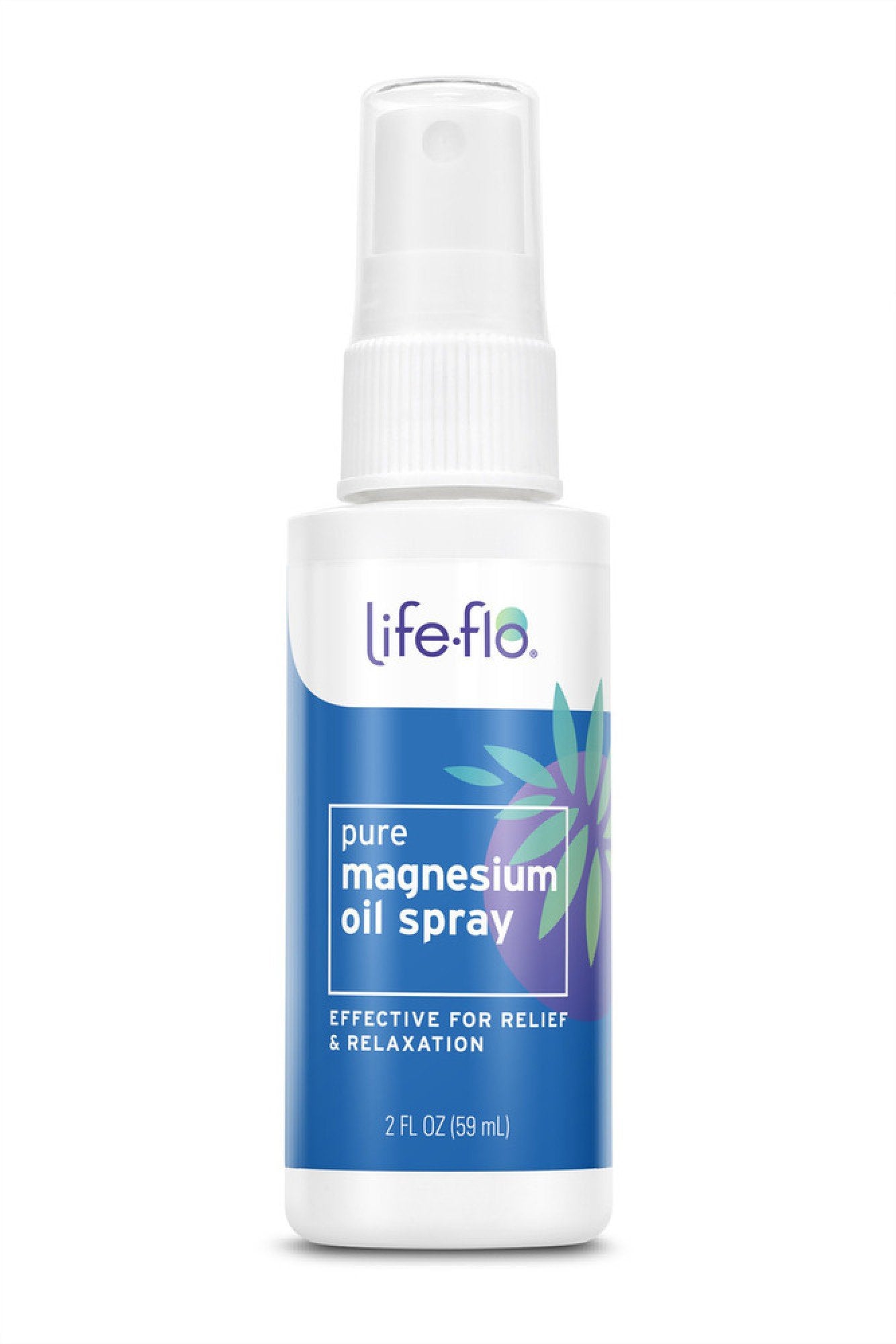 LifeFlo Pure Magnesium Oil Travel Size 2 fl oz Liquid