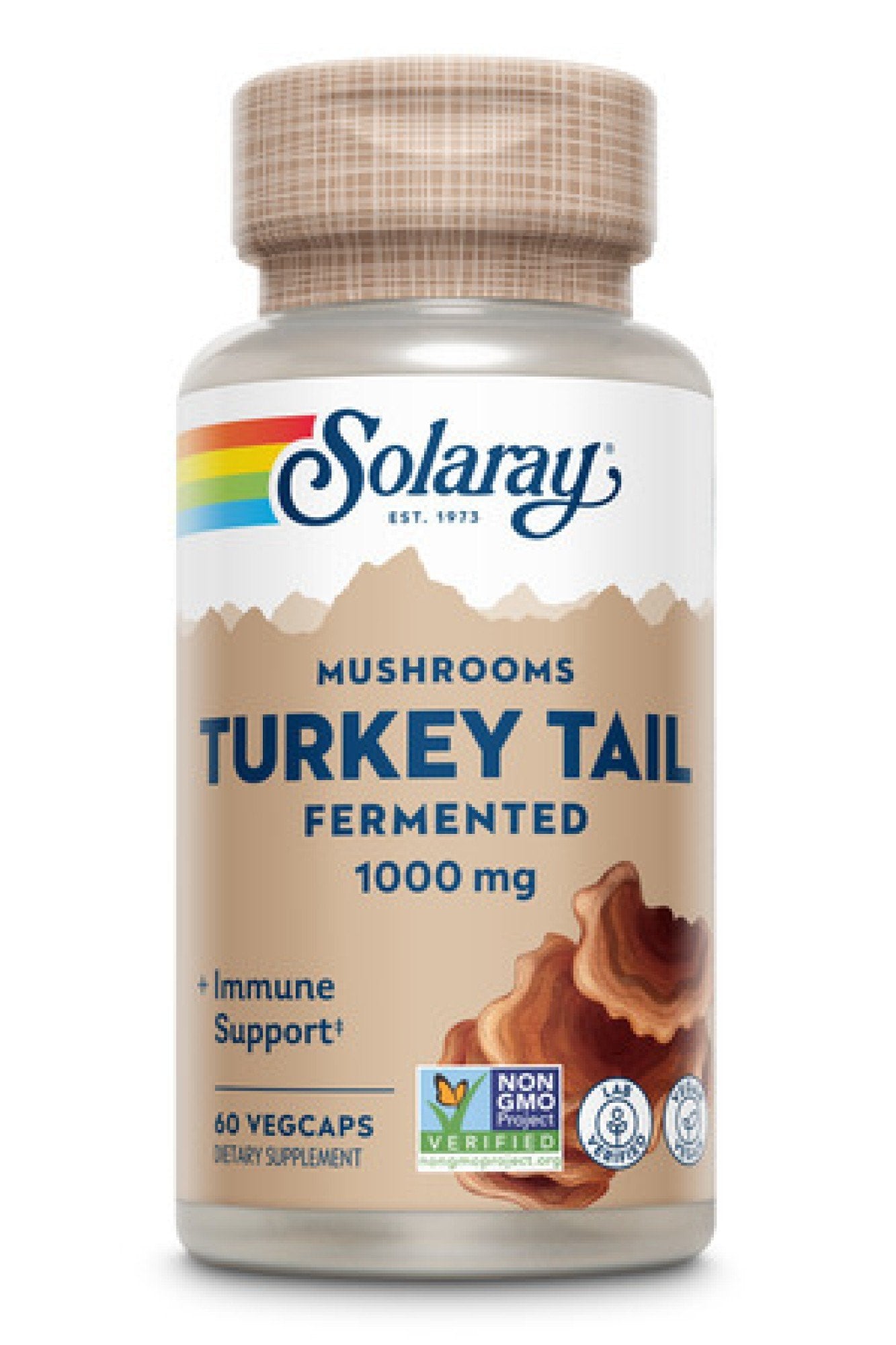 Solaray Organically Grown Turkey Tail Mushroom 60 VegCap