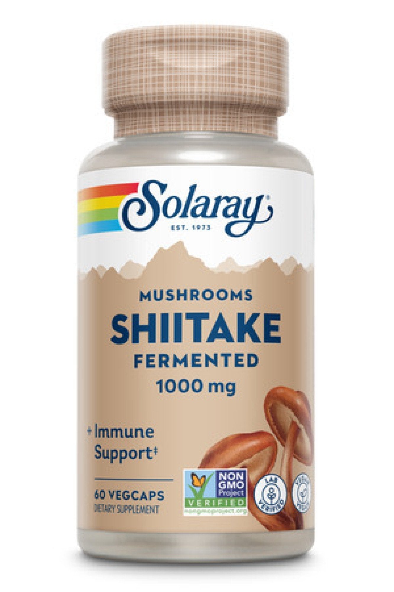 Solaray Organically Grown Shiitake Mushroom 60 VegCap