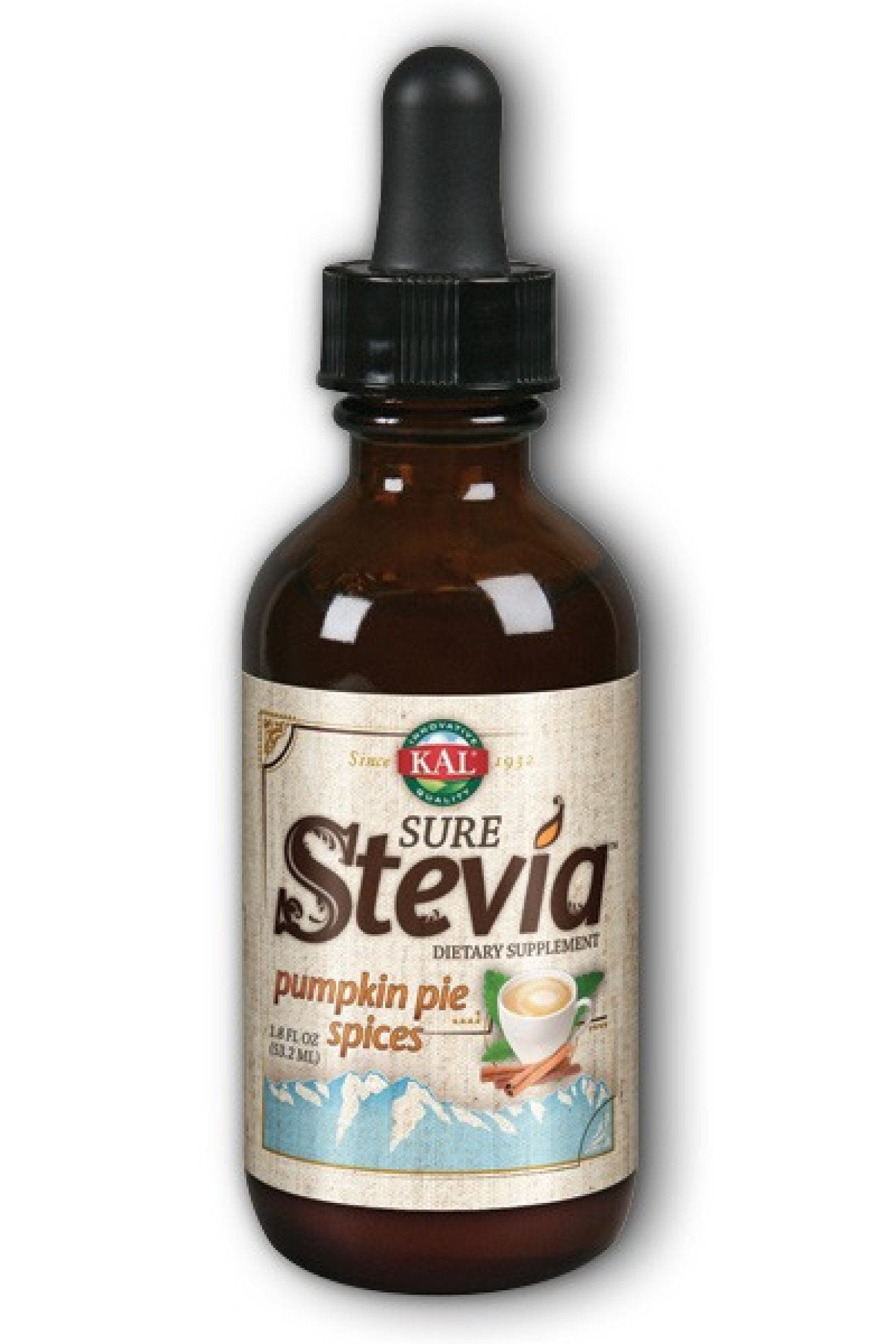 Kal Sure Stevia Liquid Extract Pumpkin Spice 1.8 oz Liquid