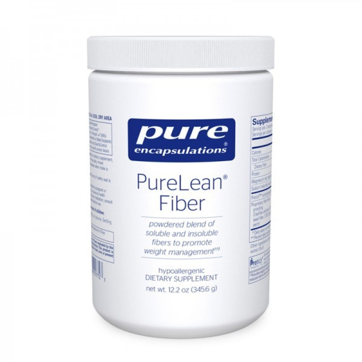 Pure Encapsulations PureLean Fiber 12.2 oz (345.6 gm) Powder