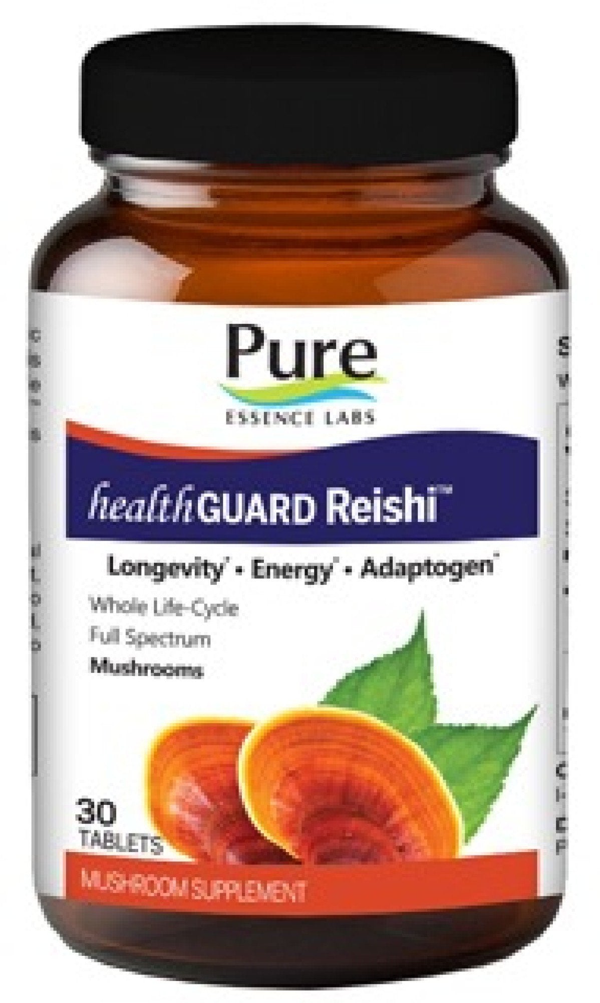 Pure Essence Labs HealthGuard Reishi 30 Tablet