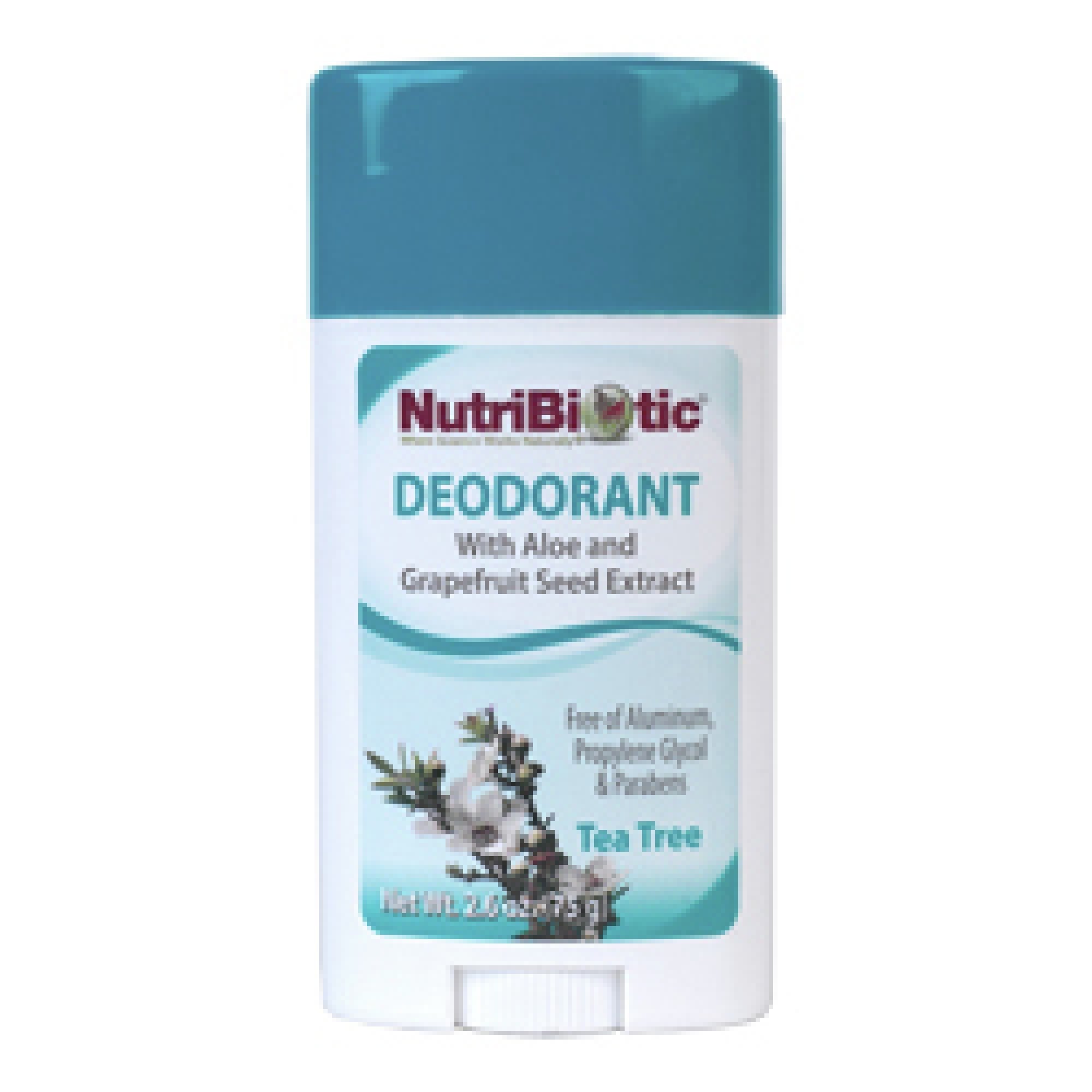 Nutribiotic Deodorant Tea Tree 2.6 oz Stick