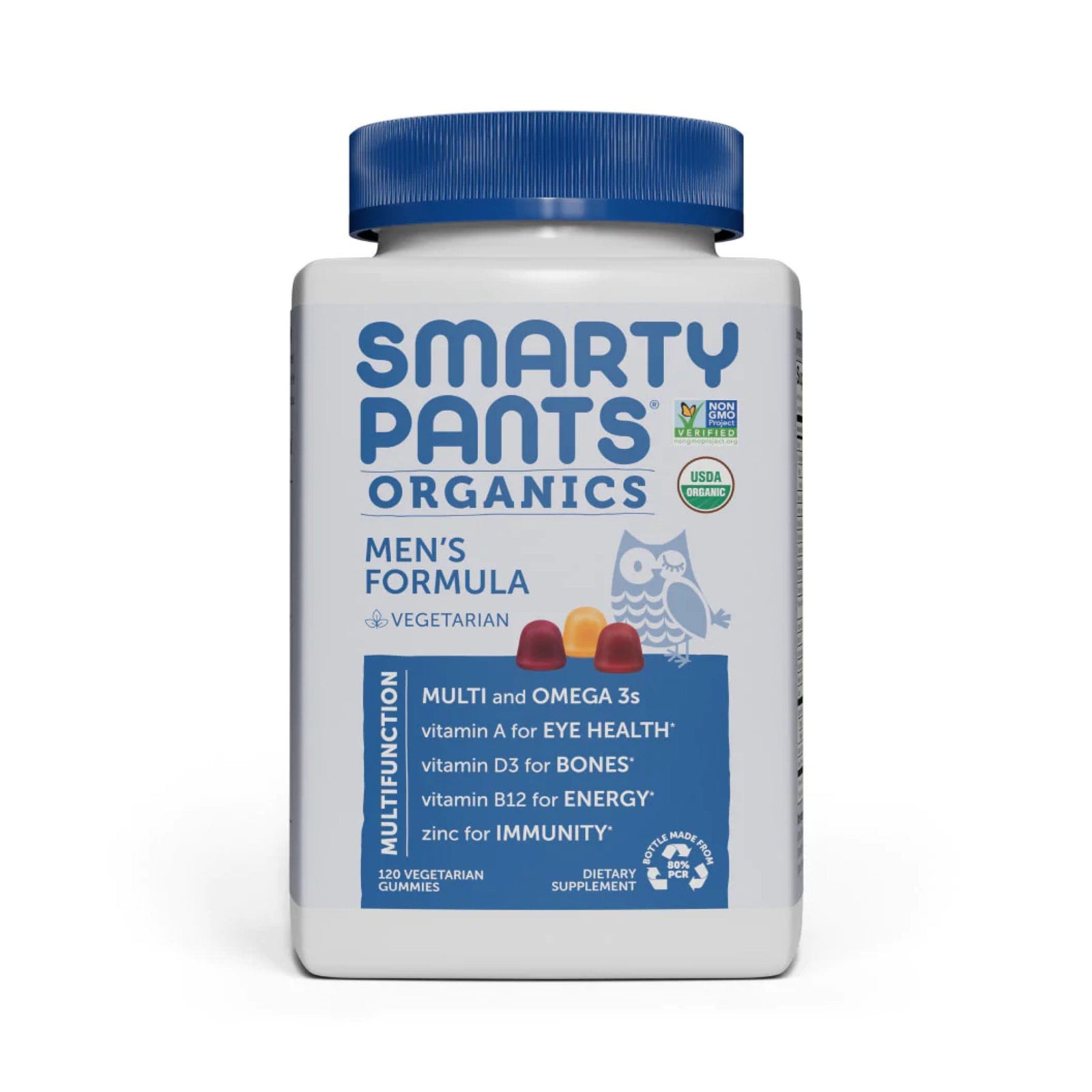 SmartyPants Organic Men's Formula 120 Gummy