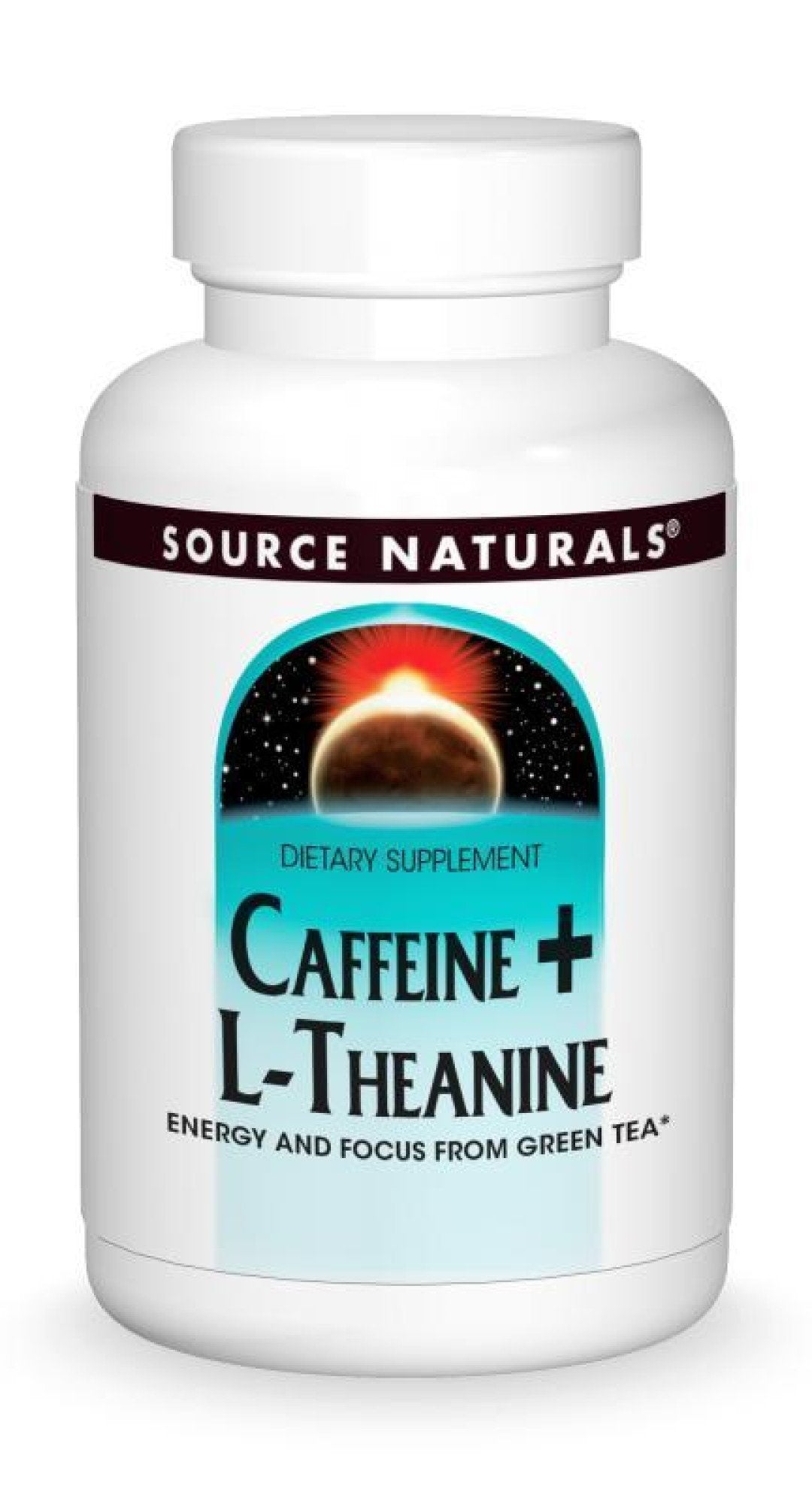 Source Naturals, Inc. Caffeine + L-Theanine 60 Tablet