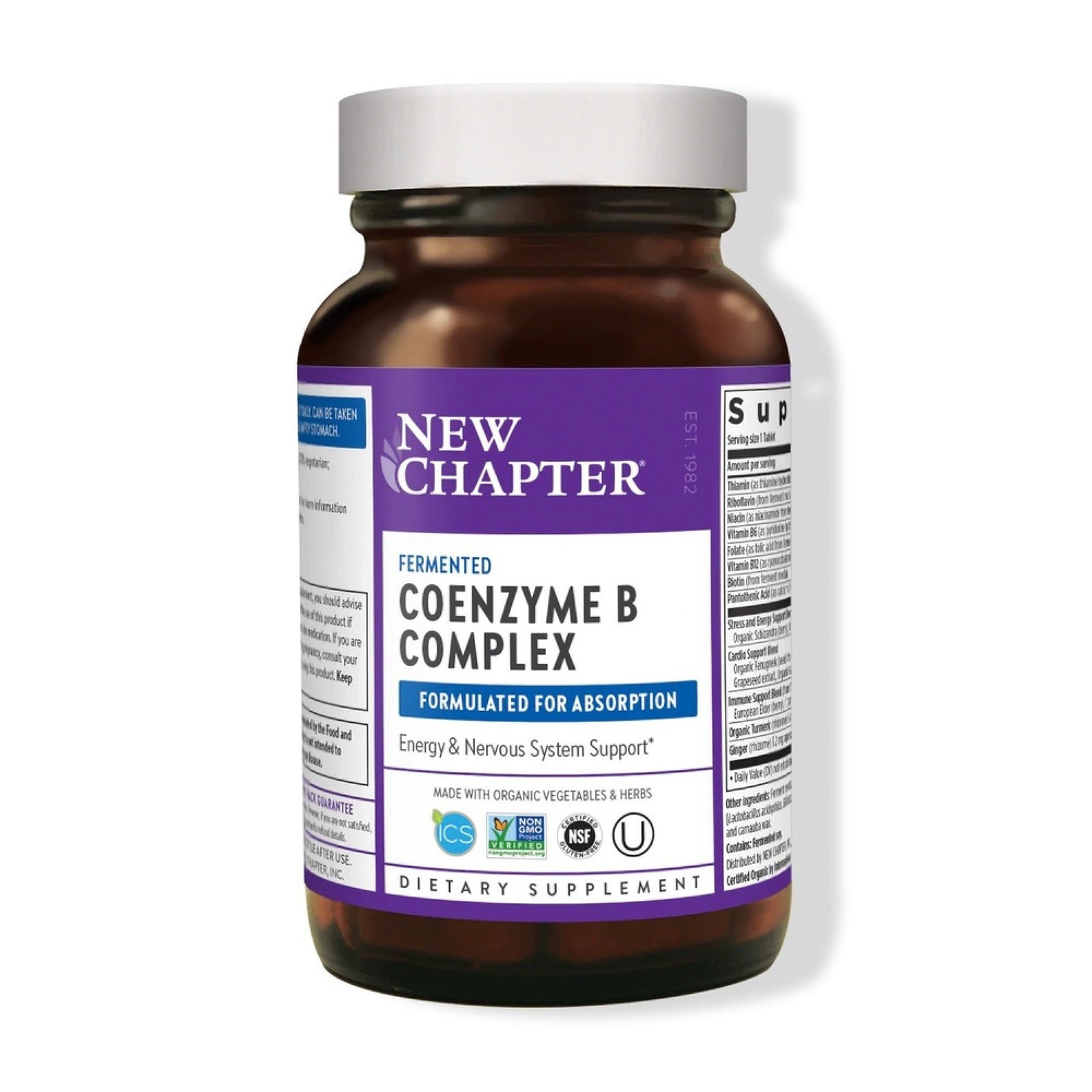 New Chapter Fermented Coenzyme B Complex 60 Tablet