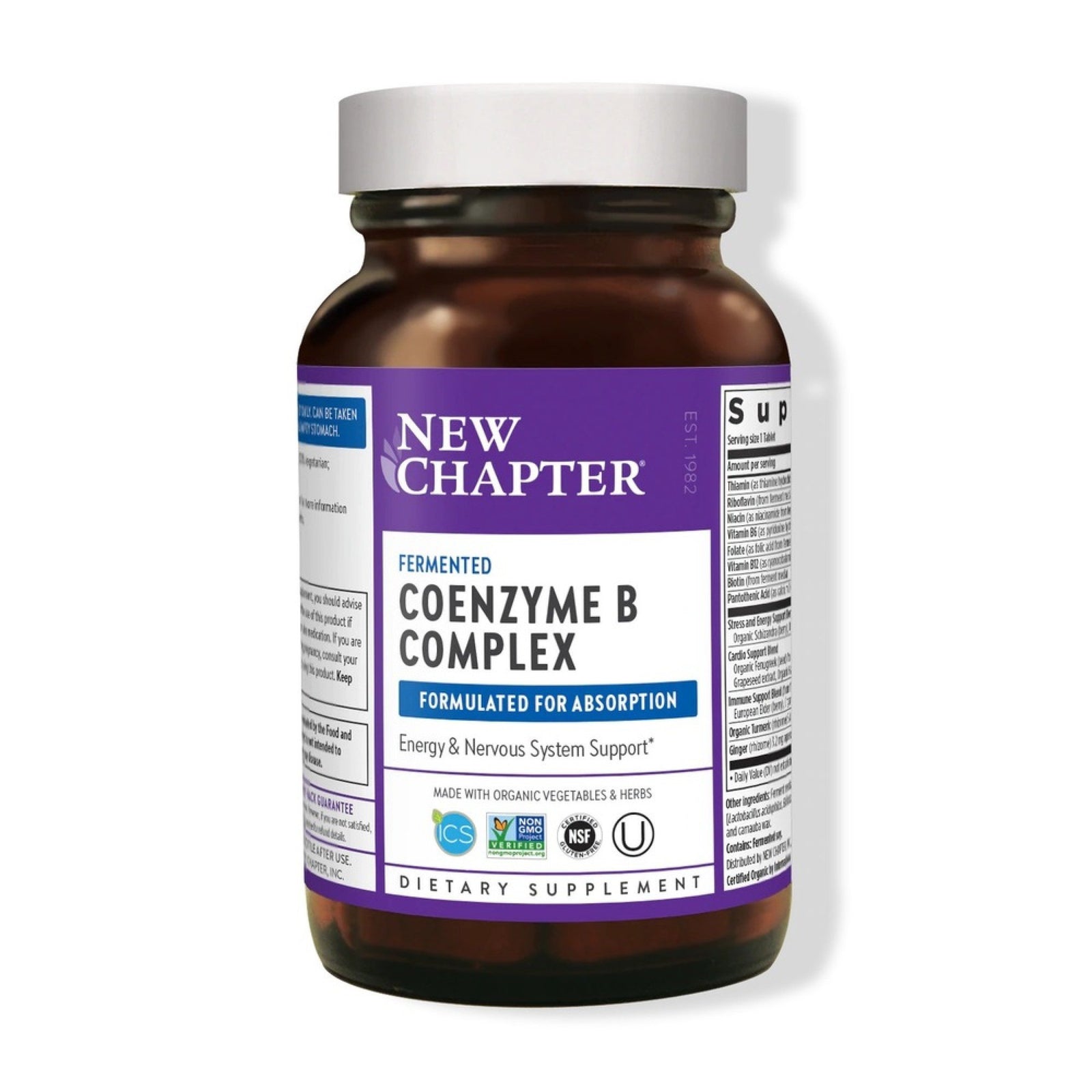 New Chapter Fermented Coenzyme B Complex 30 Tablet