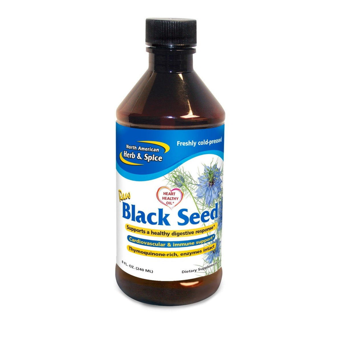 North American Herb &amp; Spice Oil of Black Seed 8 fl oz Liquid