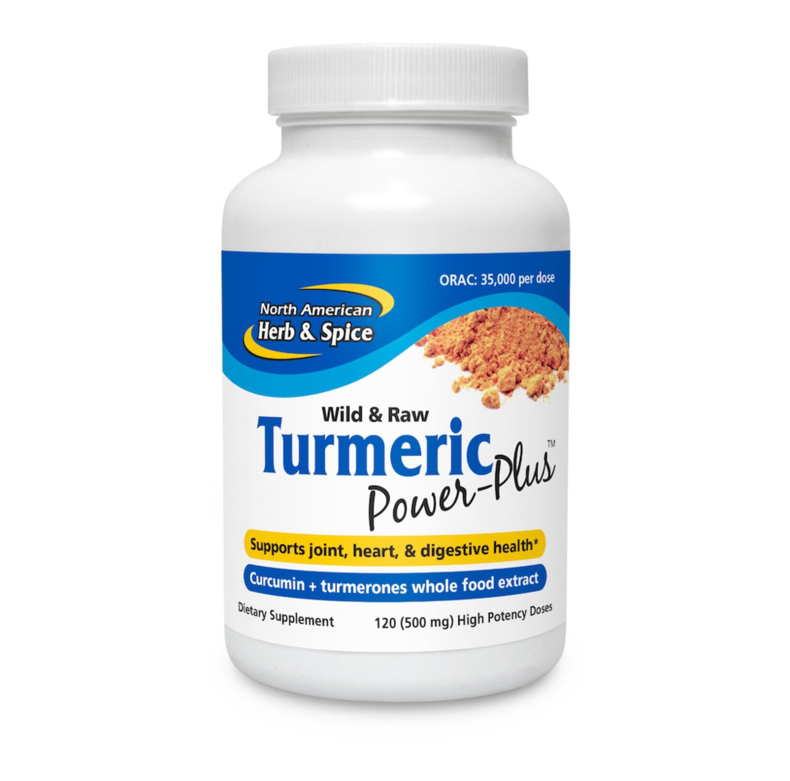 North American Herb & Spice Turmeric Power-Plus 120 Softgel