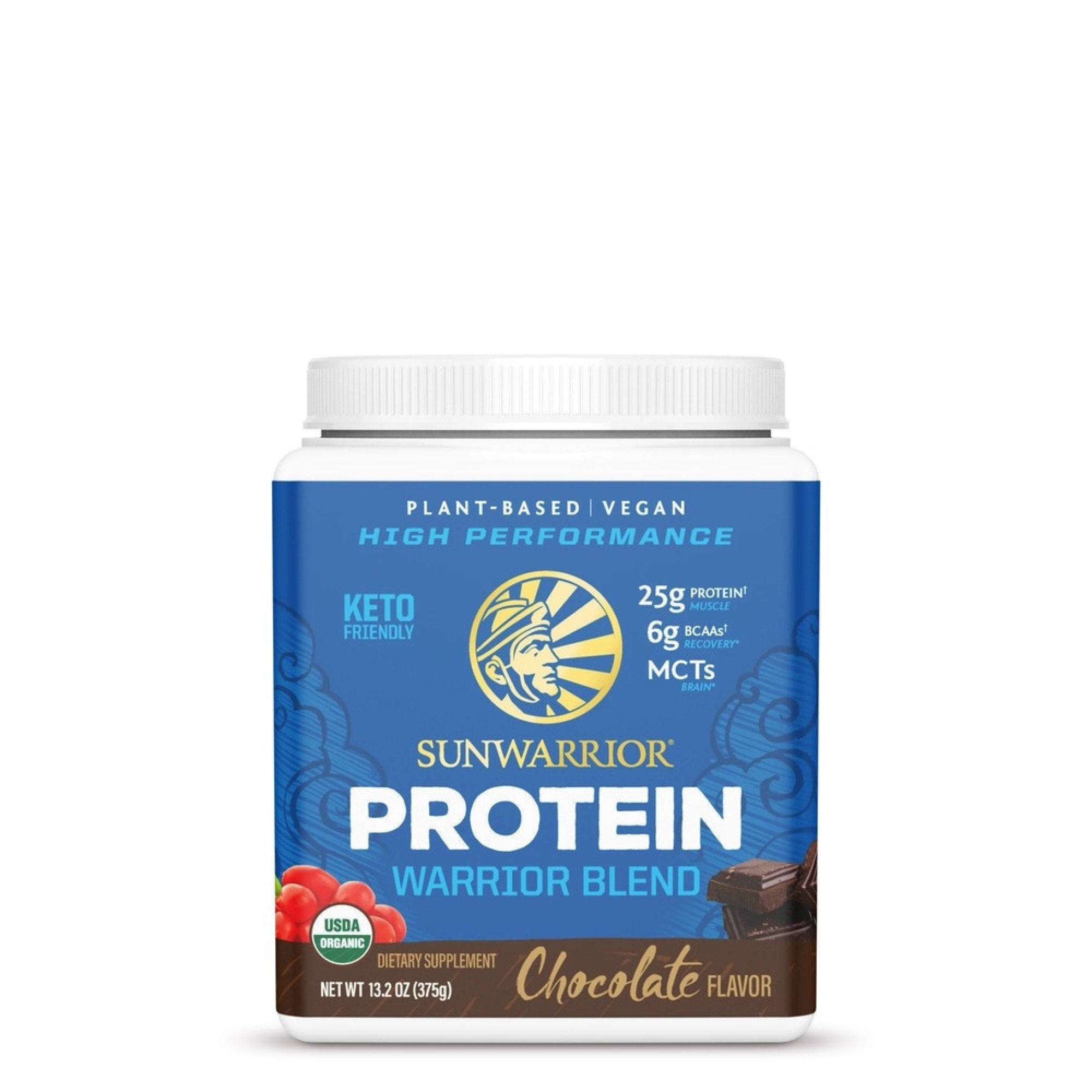 Sunwarrior Warrior Blend Chocolate 375g Powder