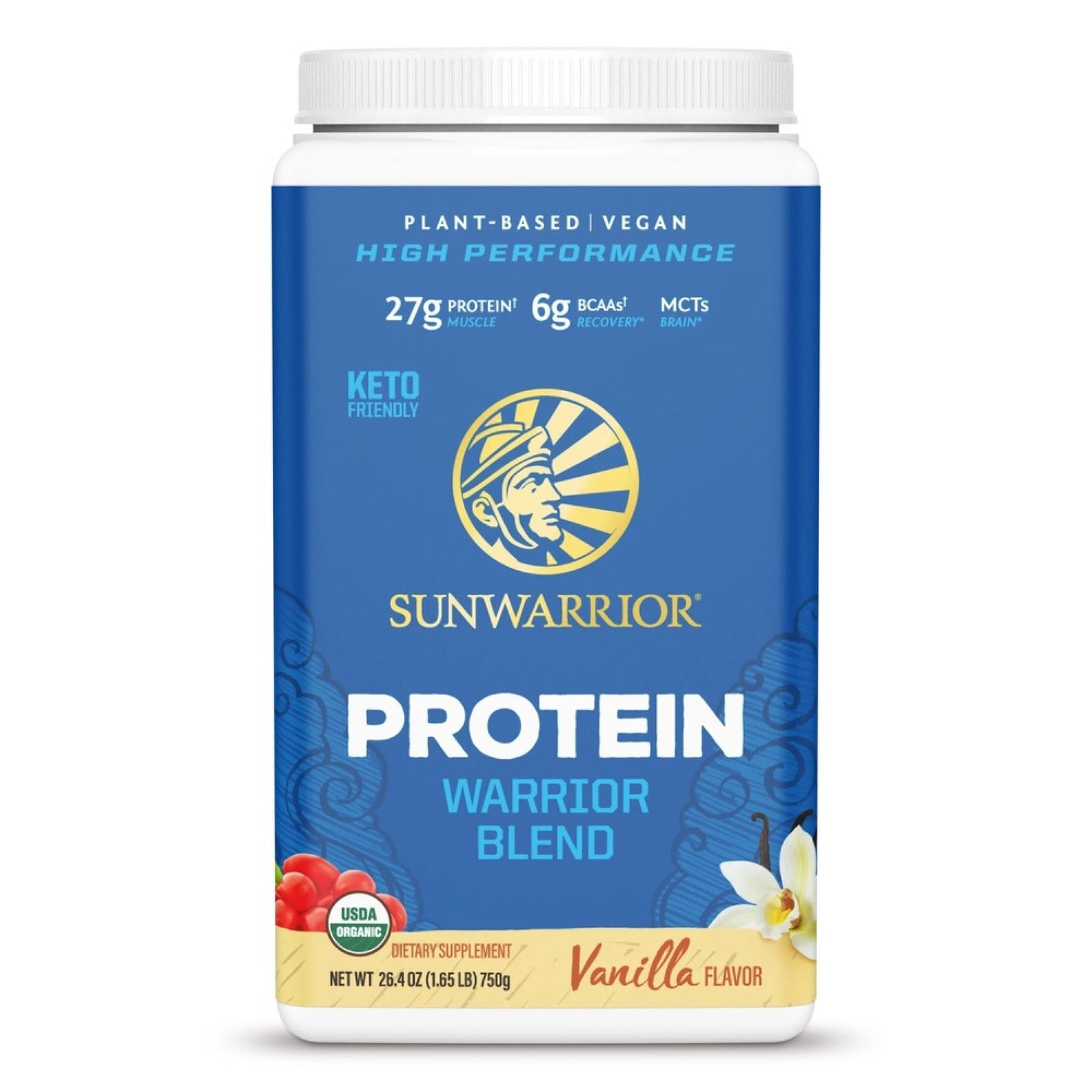 Sunwarrior Warrior Blend Vanilla 750g Powder