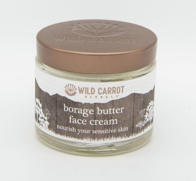 Wild Carrot Herbals Borage Butter Face Cream 60 mL Cream Healthy