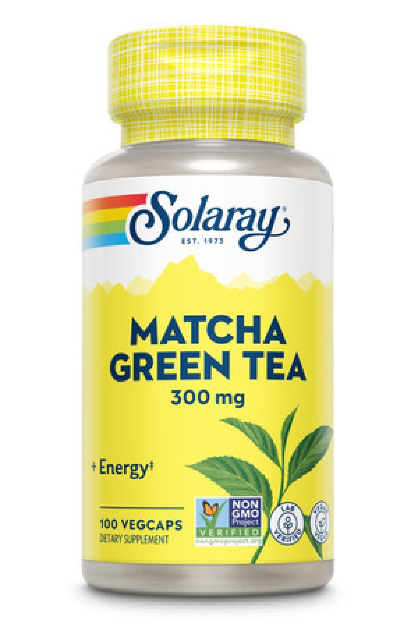 Solaray Organically Grown Matcha Green Tea Leaf 100 VegCap