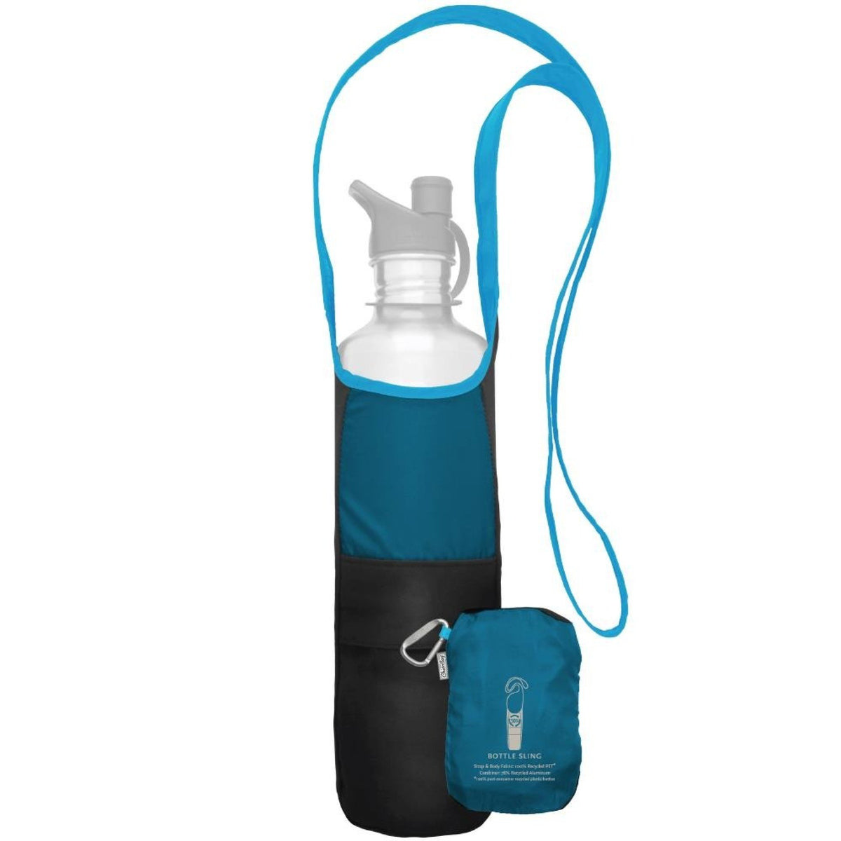 ChicoBag Bottle Sling rePETe - Aquamarine 1 Bag