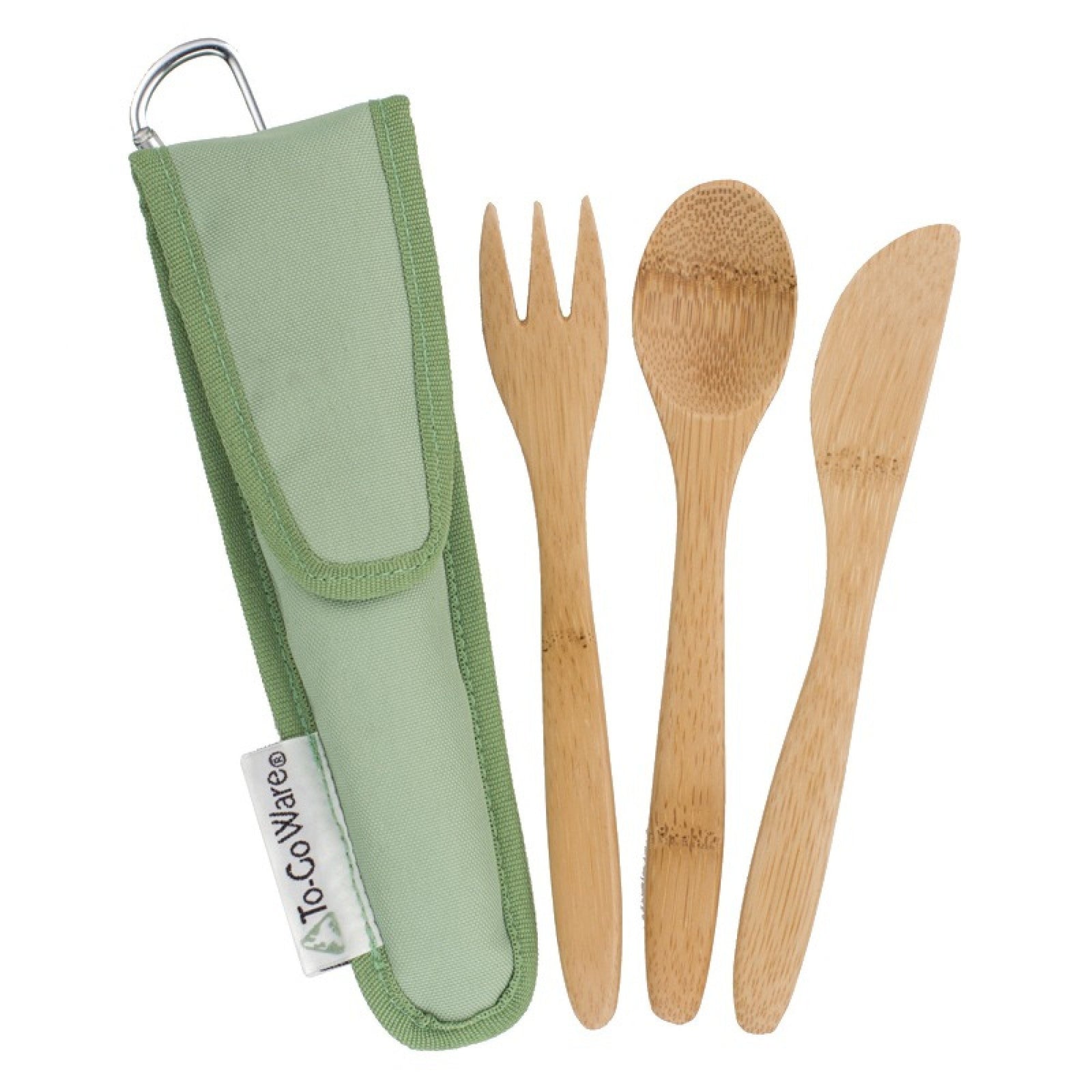 To-Go Ware KIDS Bamboo Utensil Set Kiwi 1 Set Kit