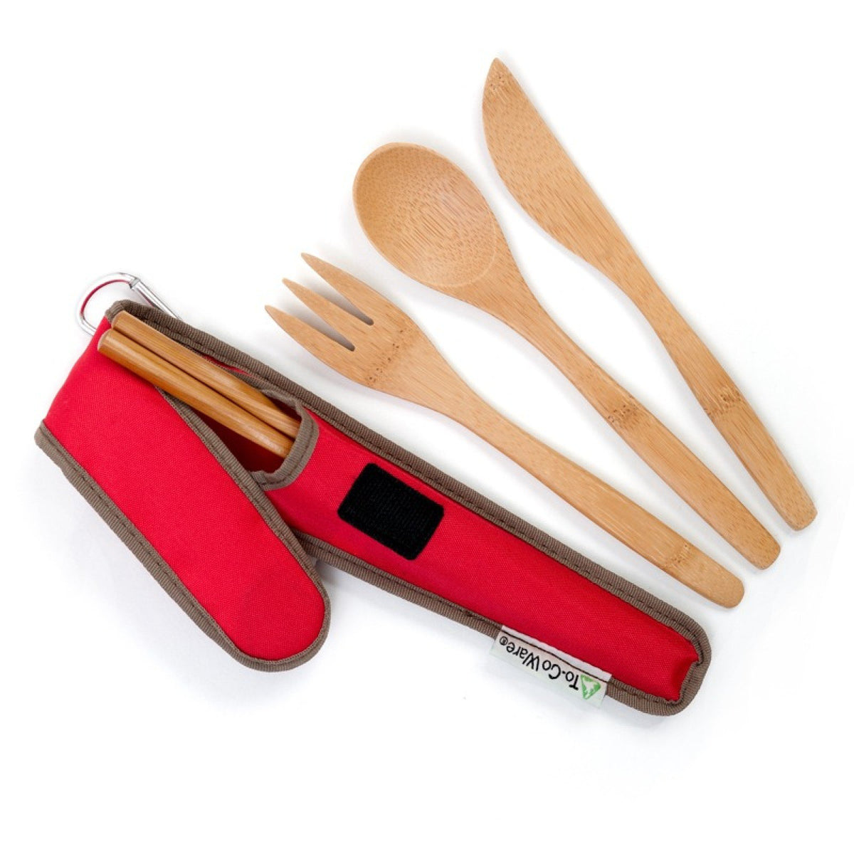 To-Go Ware RePEaT Bamboo Utensil Set Cayenne 1 Set Kit