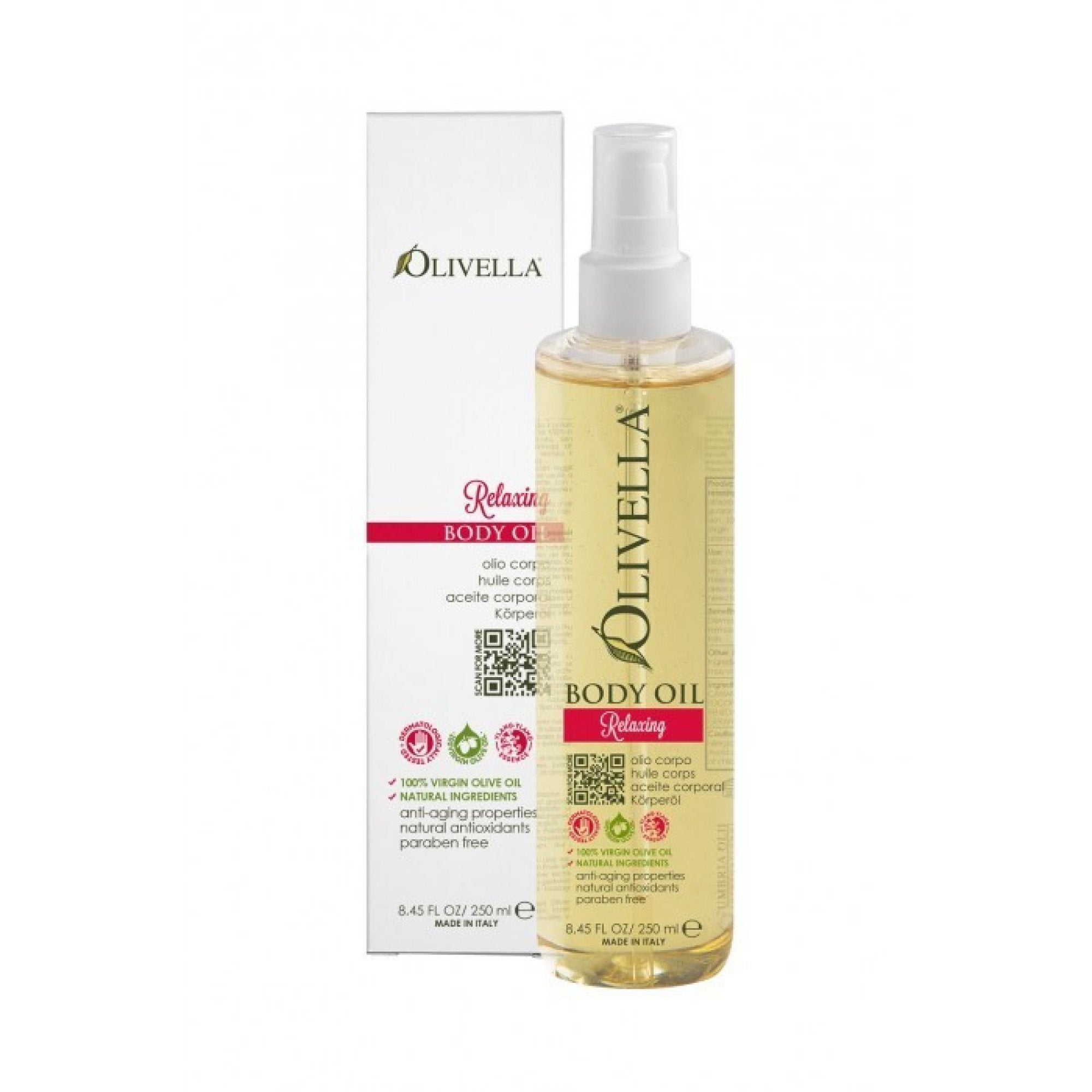 Olivella Olivella Body Oil Relax 8.45 oz Spray