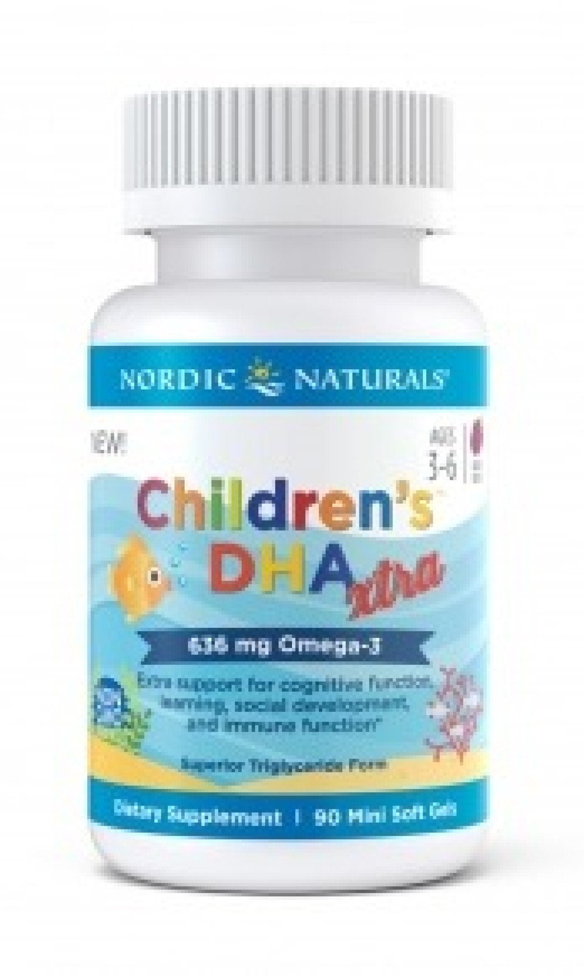 Nordic Naturals Children DHA Extra Berry Punch 90 Softgel