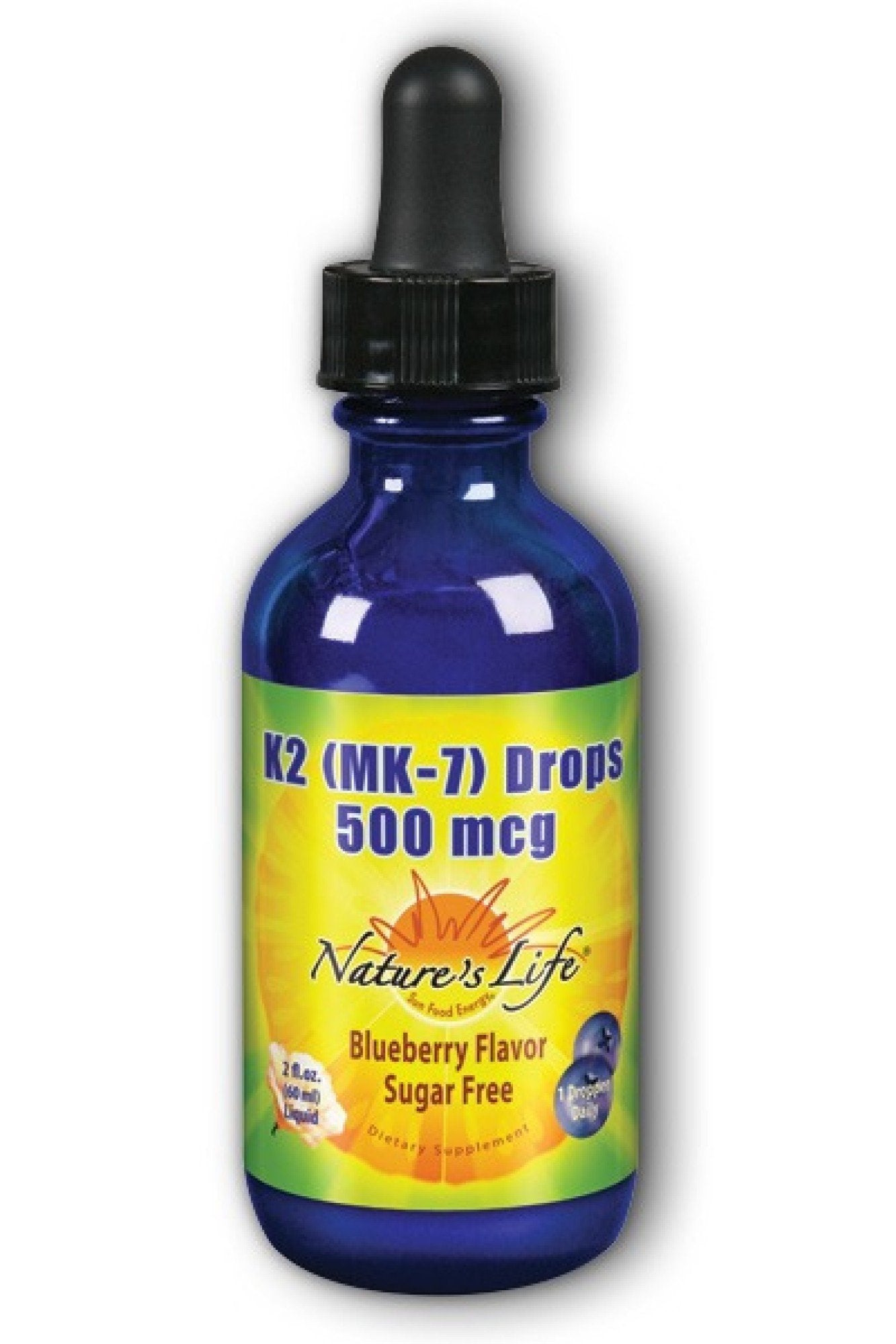 Natures Life K2 (MK-7 Drops 500 mcg 2 fl oz Liquid