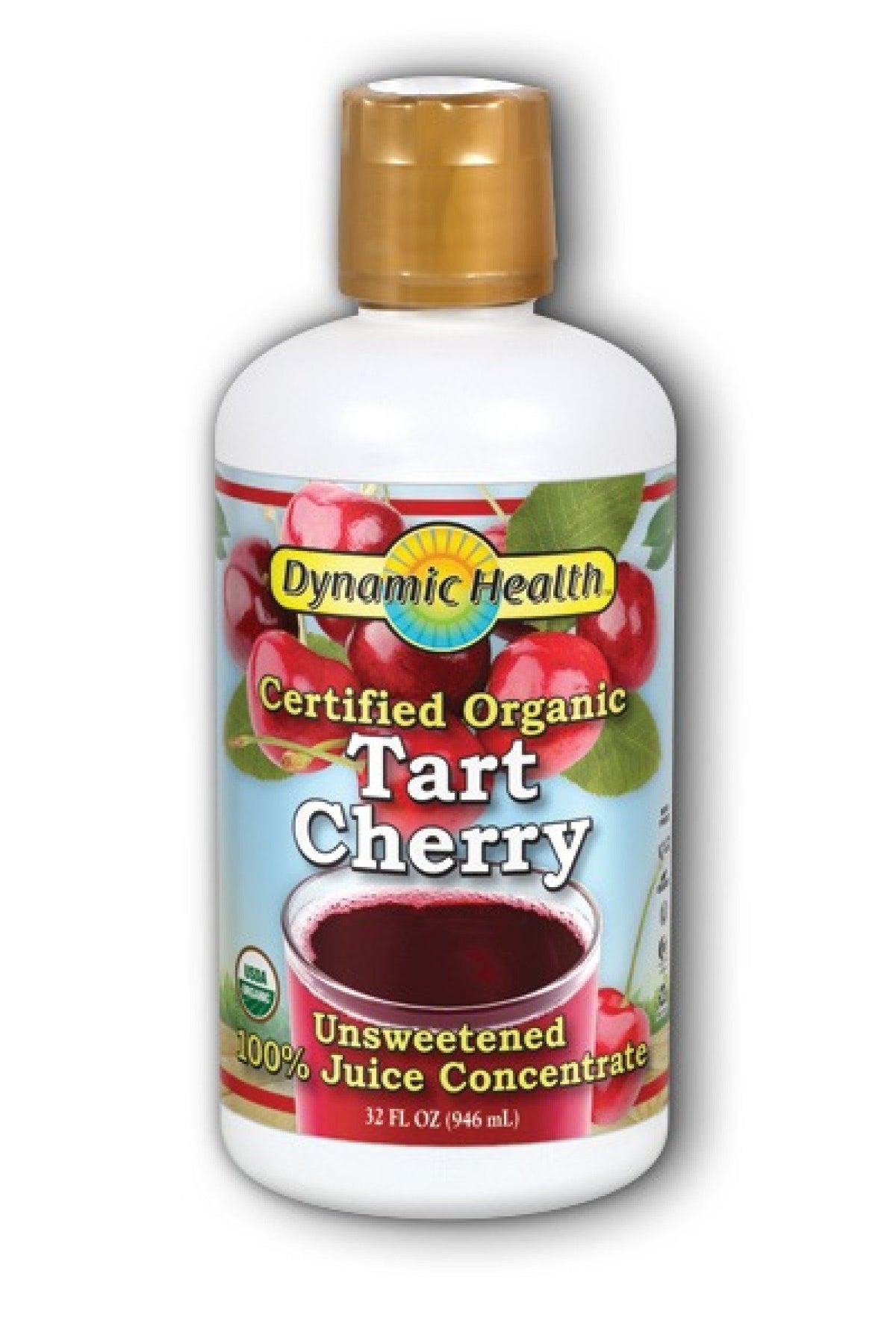 Dynamic Health Tart Cherry Certified Organic 32 oz Bottle