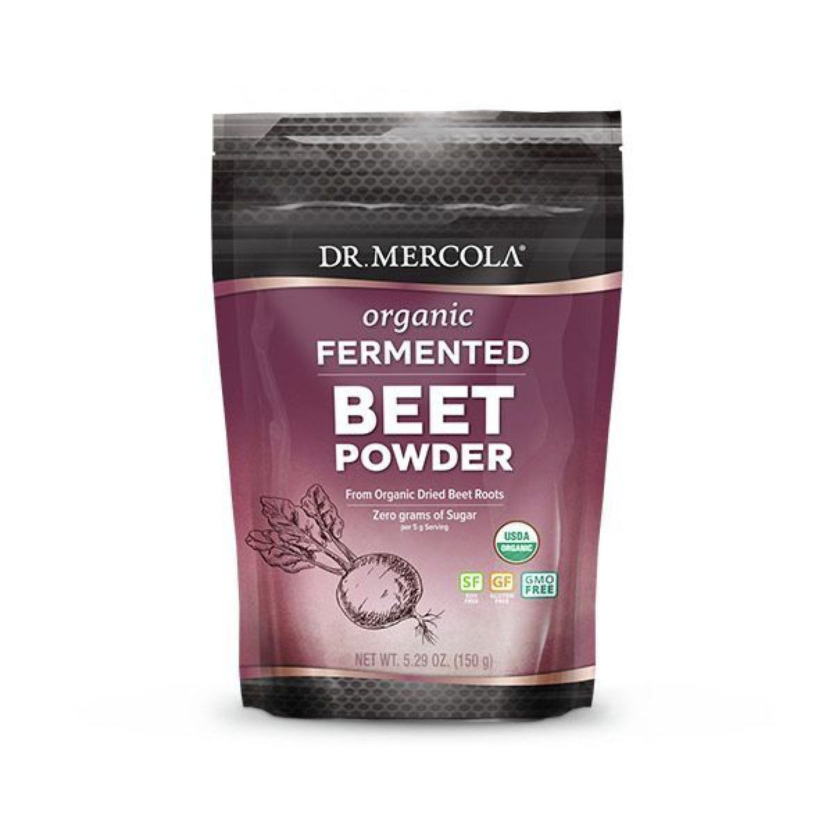 Dr. Mercola Fermented Beet Powder 5.29 oz Powder