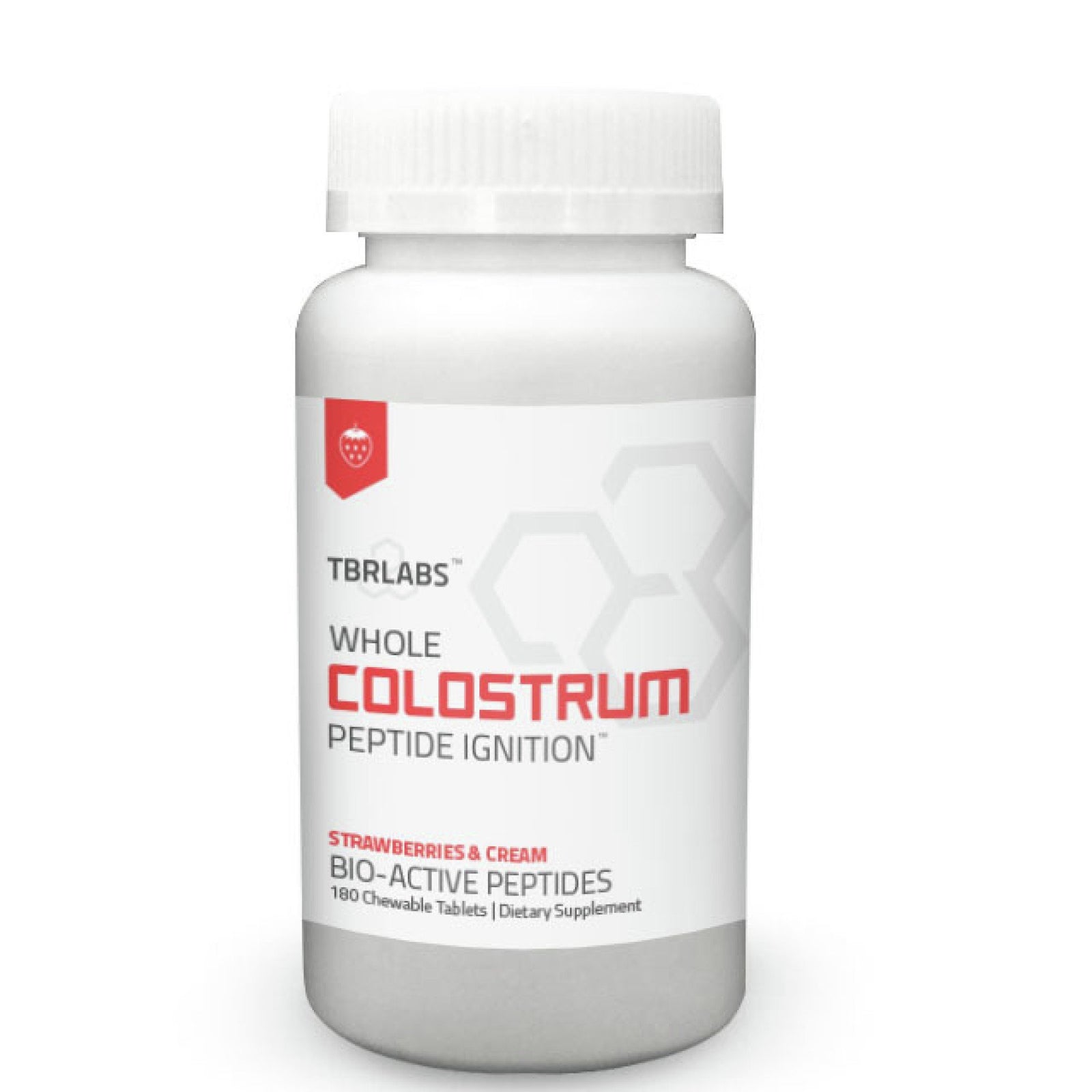 Total Body Research Labs (TBR Labs) Colostrum Strawberry & Cream 180 Chewable