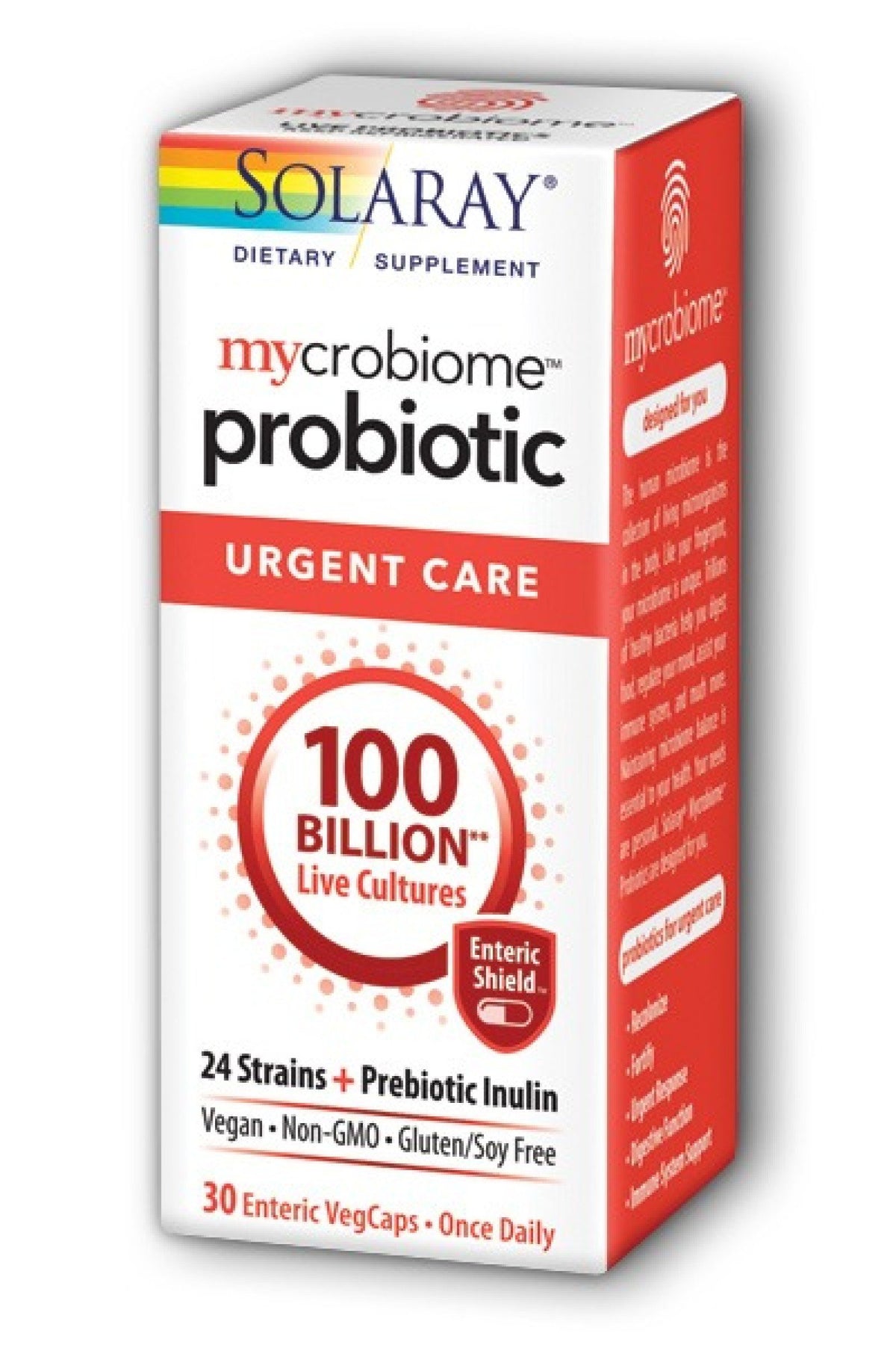 Solaray Mycrobiome Probiotic Urgent Care 30 VegCap