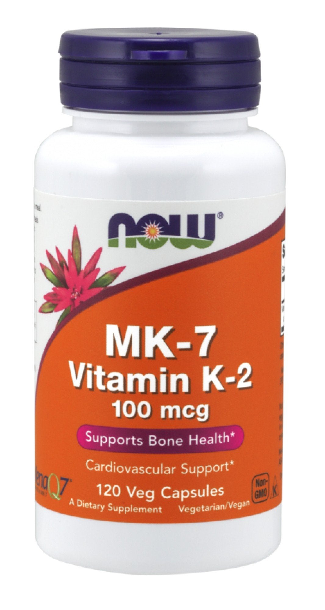 Now Foods MK-7 Vitamin K-2 100 mcg 120 VegCap