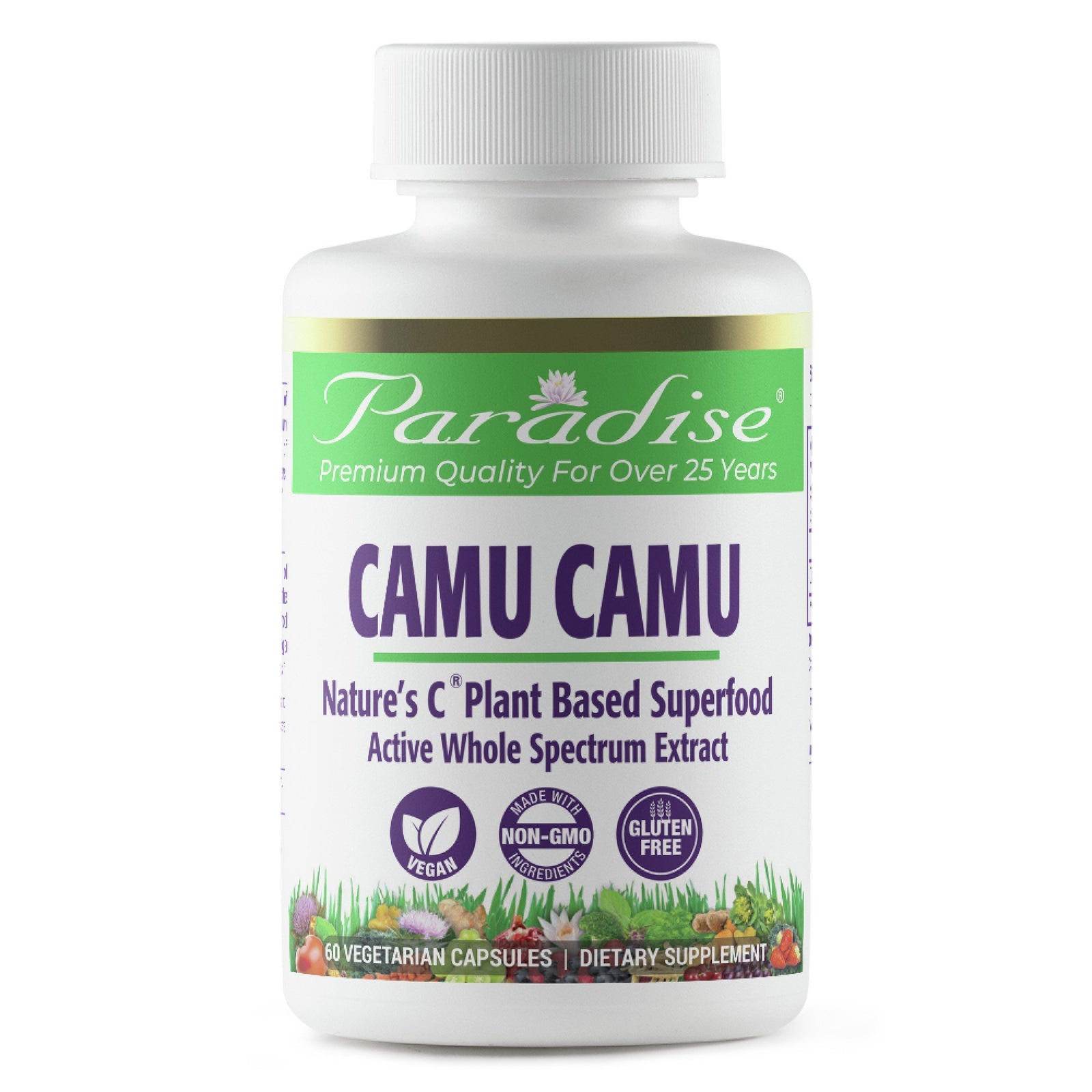 Paradise Herbs Camu Camu Organic 60 VegCap