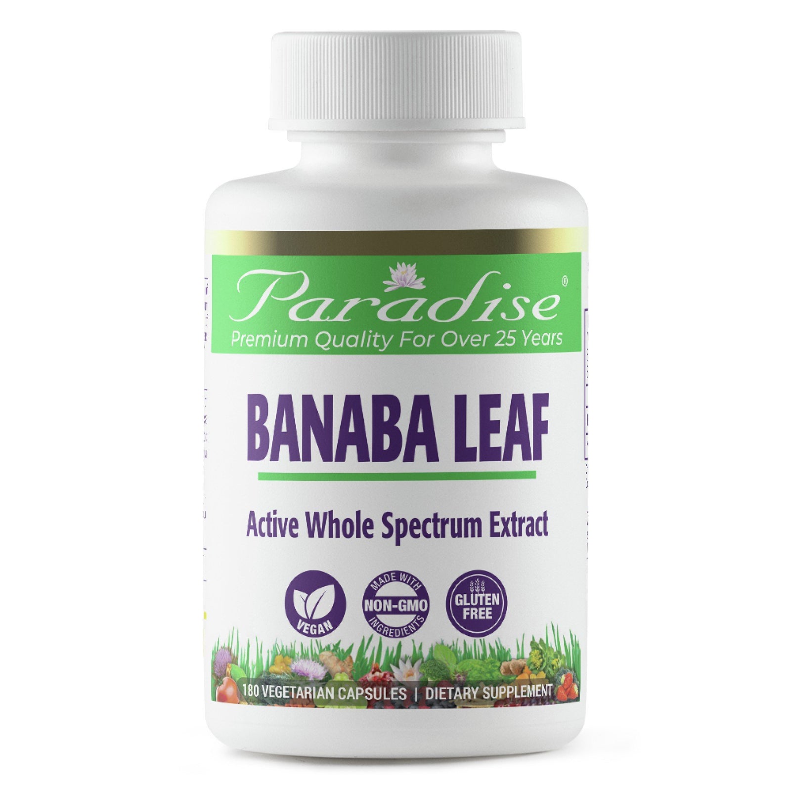 Paradise Herbs Banaba Leaf 180 VegCap