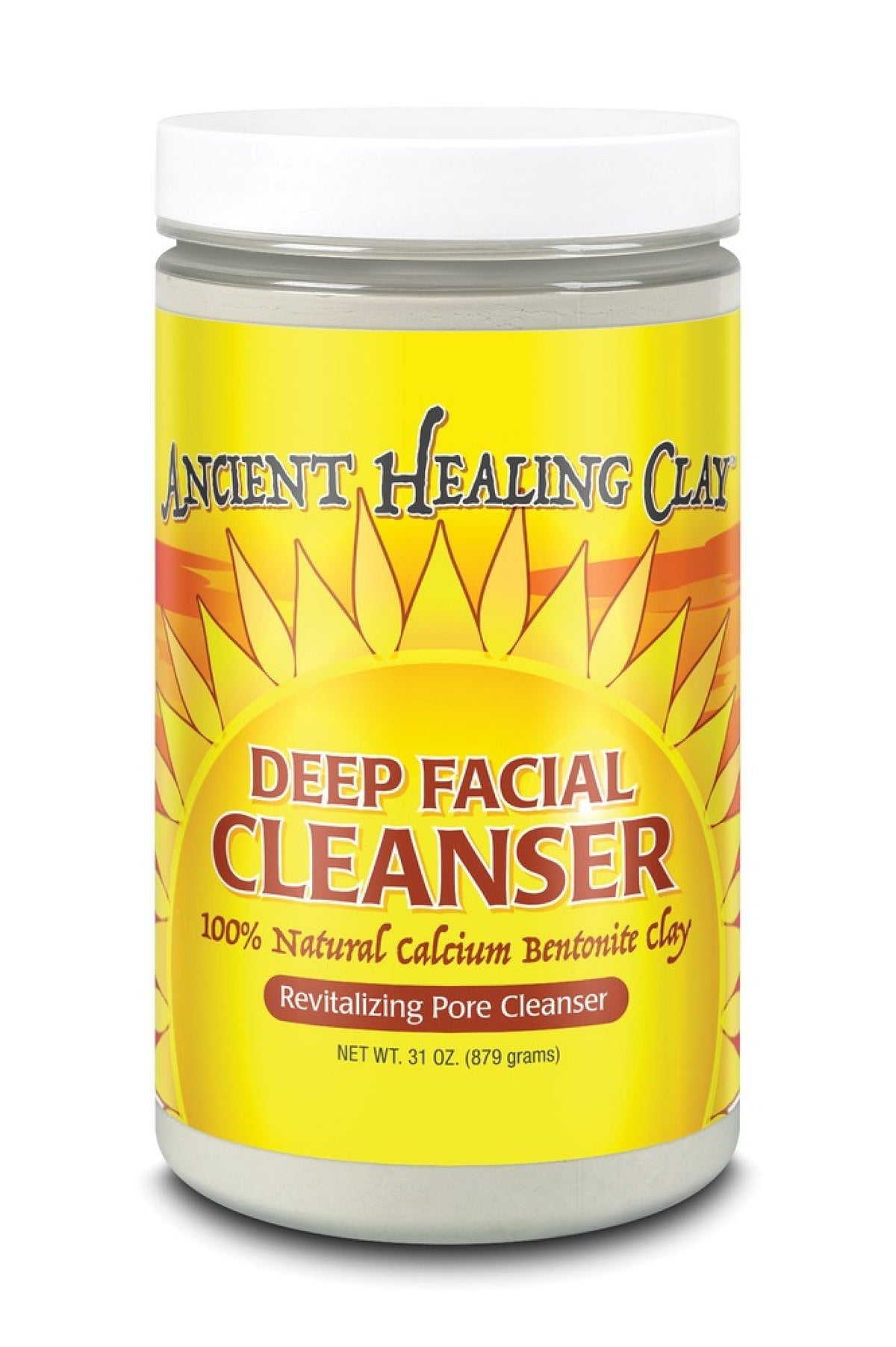 Living Clay Ancient Healing Clay Deep Facial Cleanser 31 oz Powder