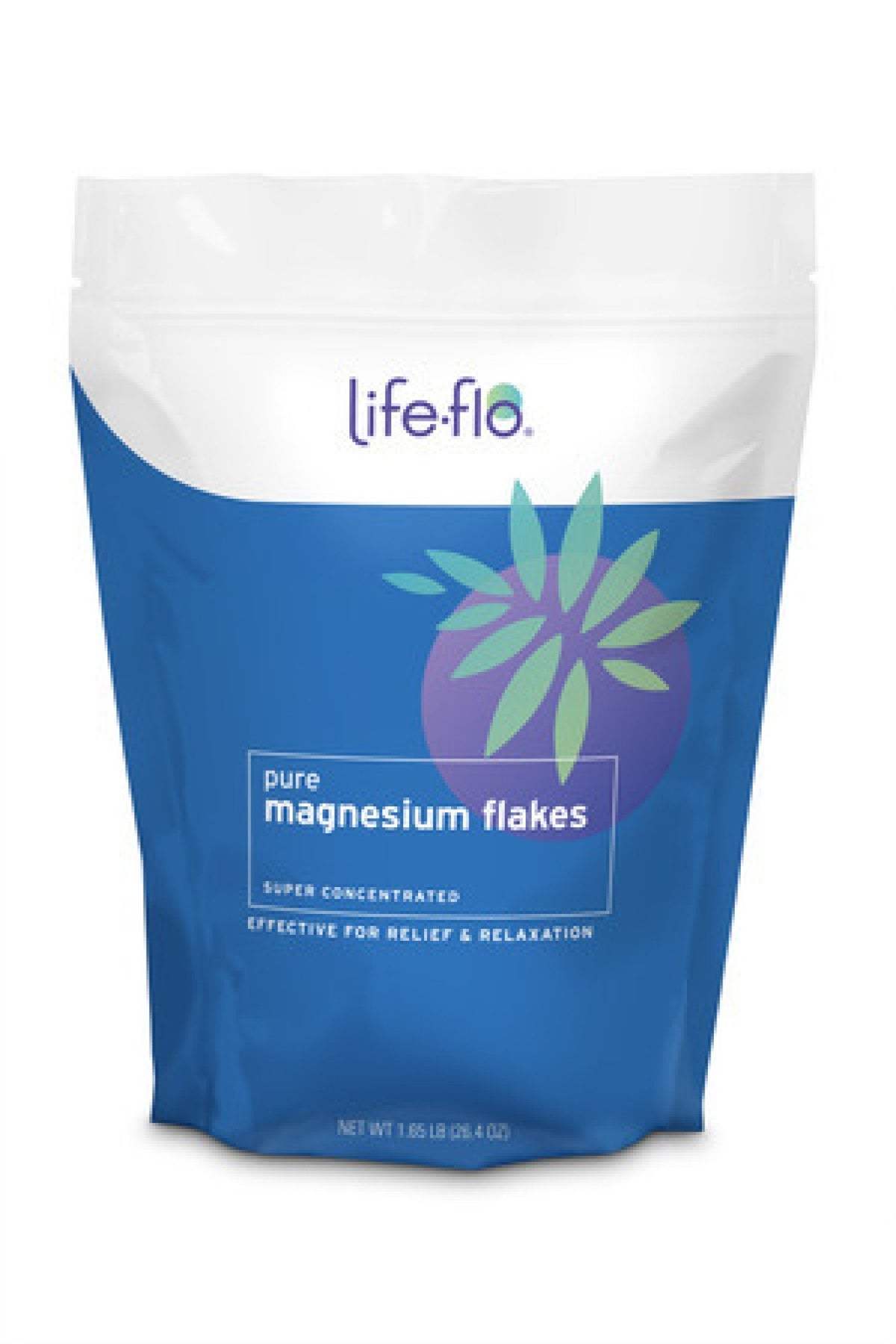 LifeFlo Pure Magnesium Flakes 1.65 lb Bag