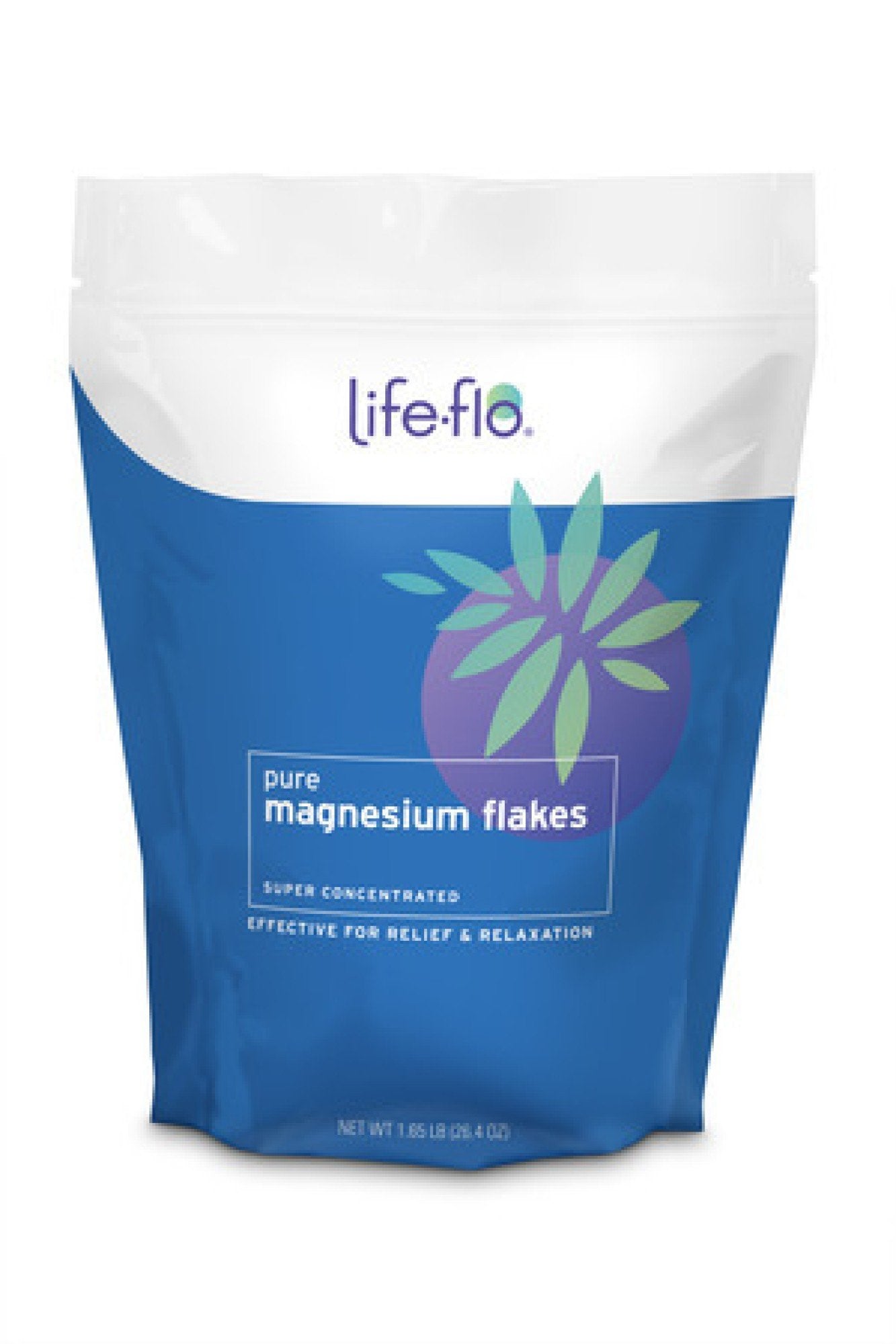 LifeFlo Pure Magnesium Flakes 1.65 lb Bag