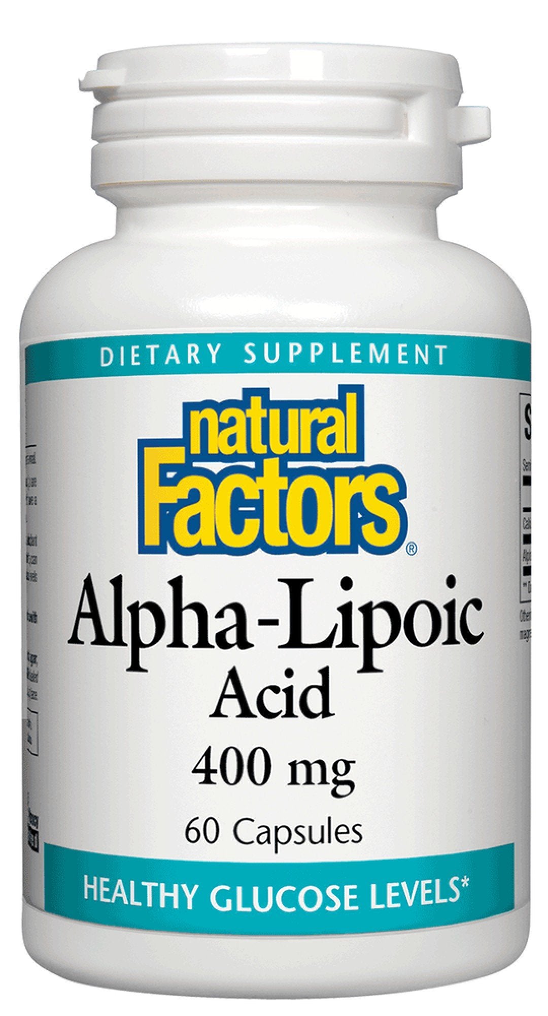 Natural Factors Alpha Lipoic Acid 400 mg 60 Capsule