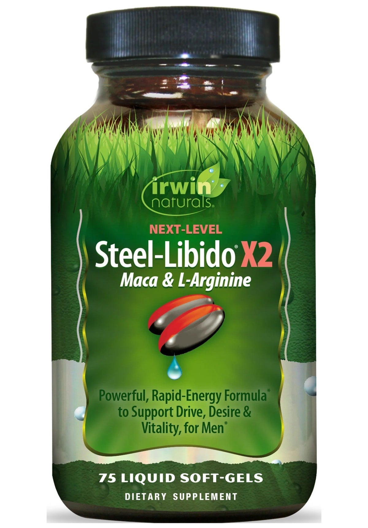 Irwin Naturals Next Level Steel Libido X 75 Liquid Softgel