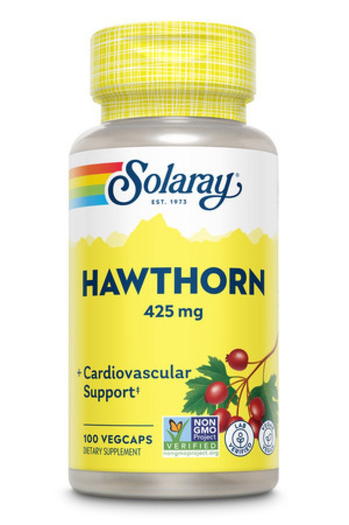 Solaray Organically Grown Hawthorn Berry 100 VegCap