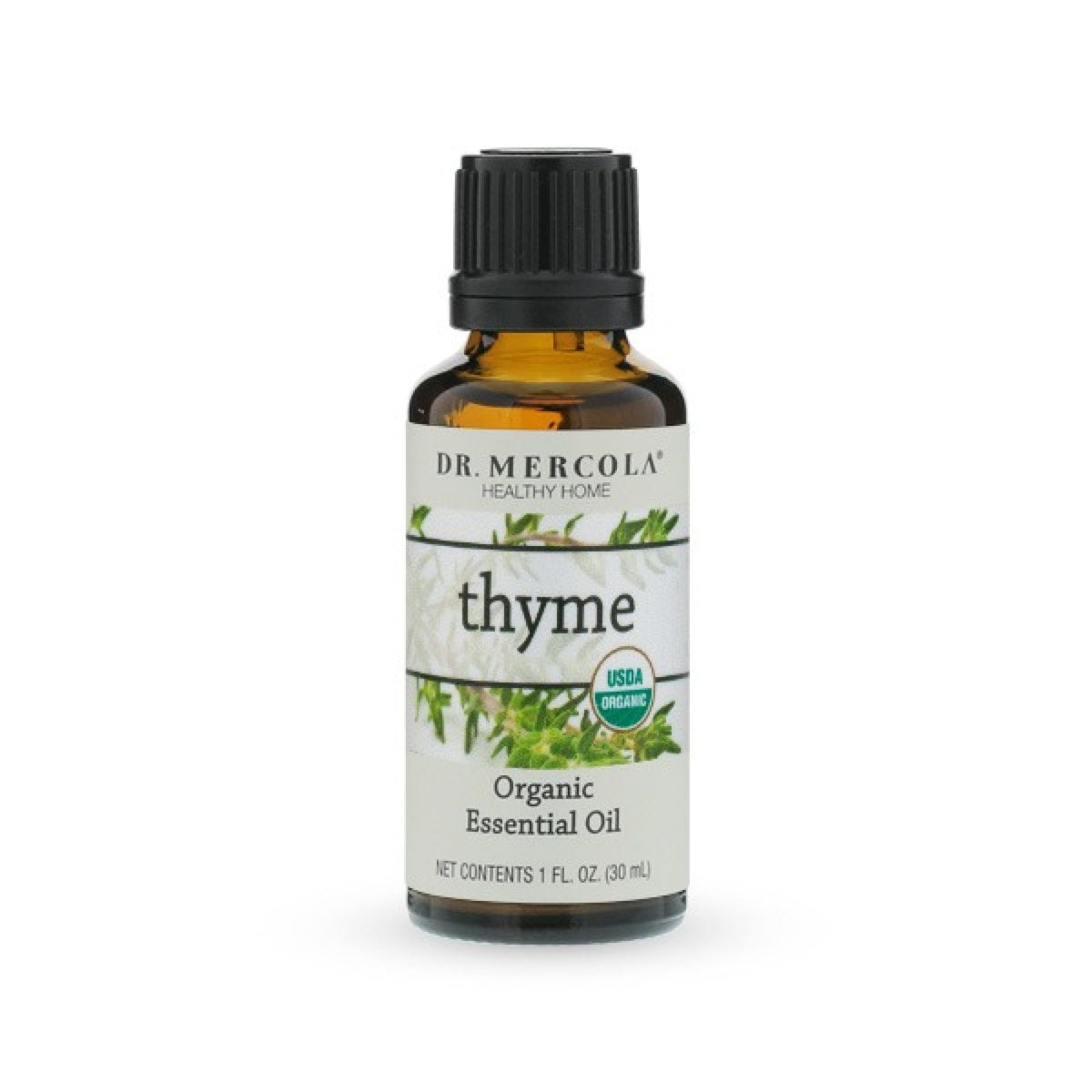 Dr. Mercola Organic Thyme Essential Oil 1 oz Oil