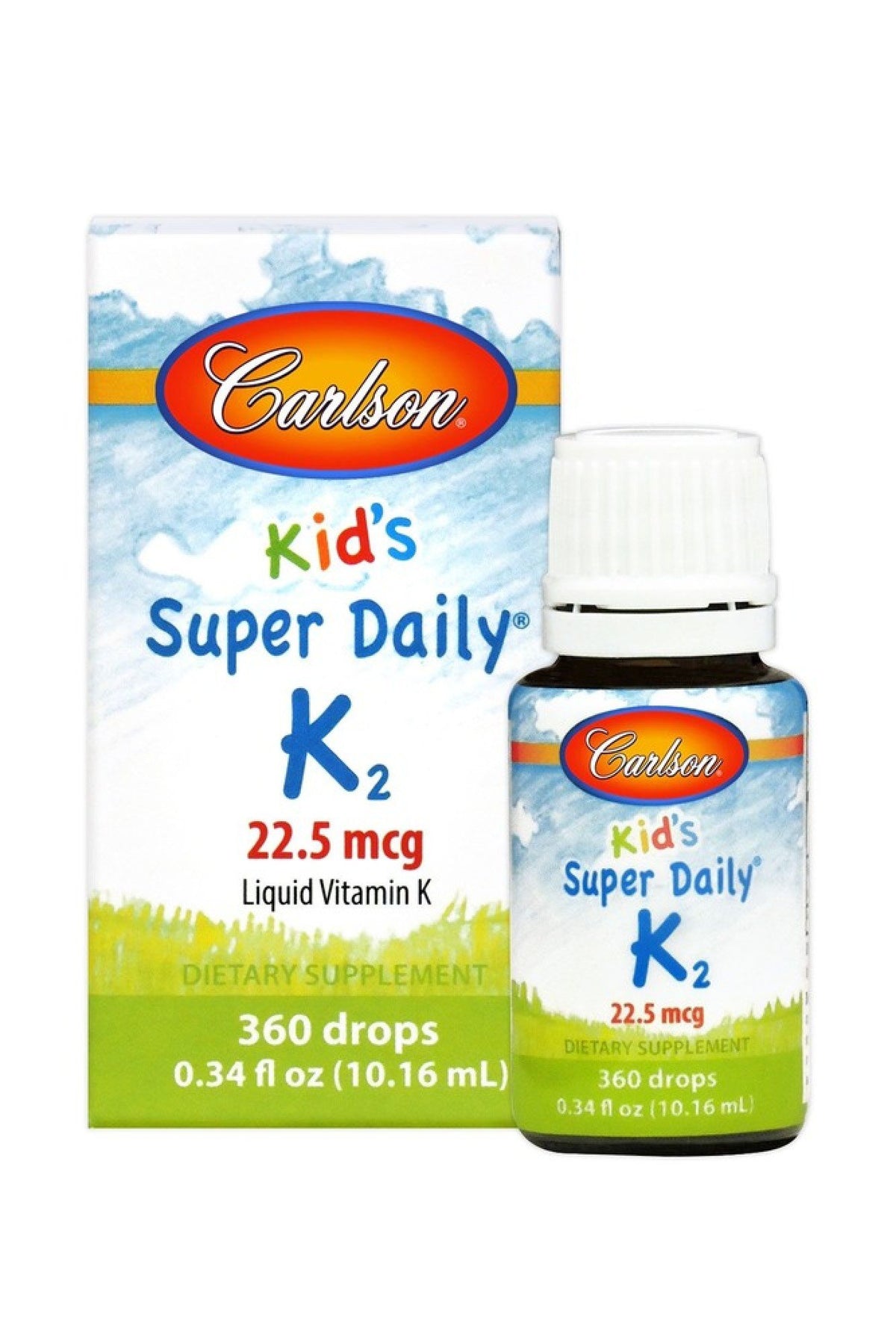 Carlson Laboratories Kid&#39;s Super Daily K2 10.16 mL Liquid