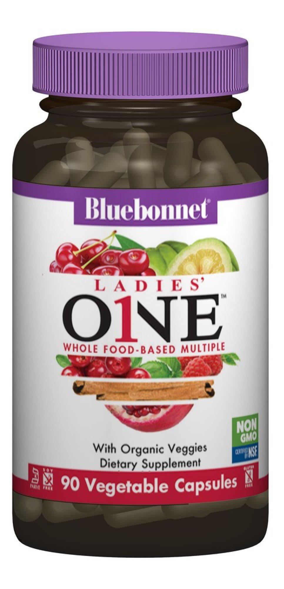 Bluebonnet Ladies One Whole Food Based Multiple 90 VegCap