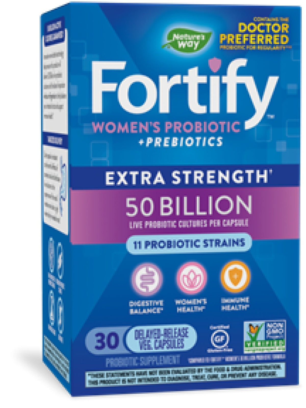 Nature&#39;s Way Fortify Women&#39;s 50 Billion Probiotic 30 VegCap