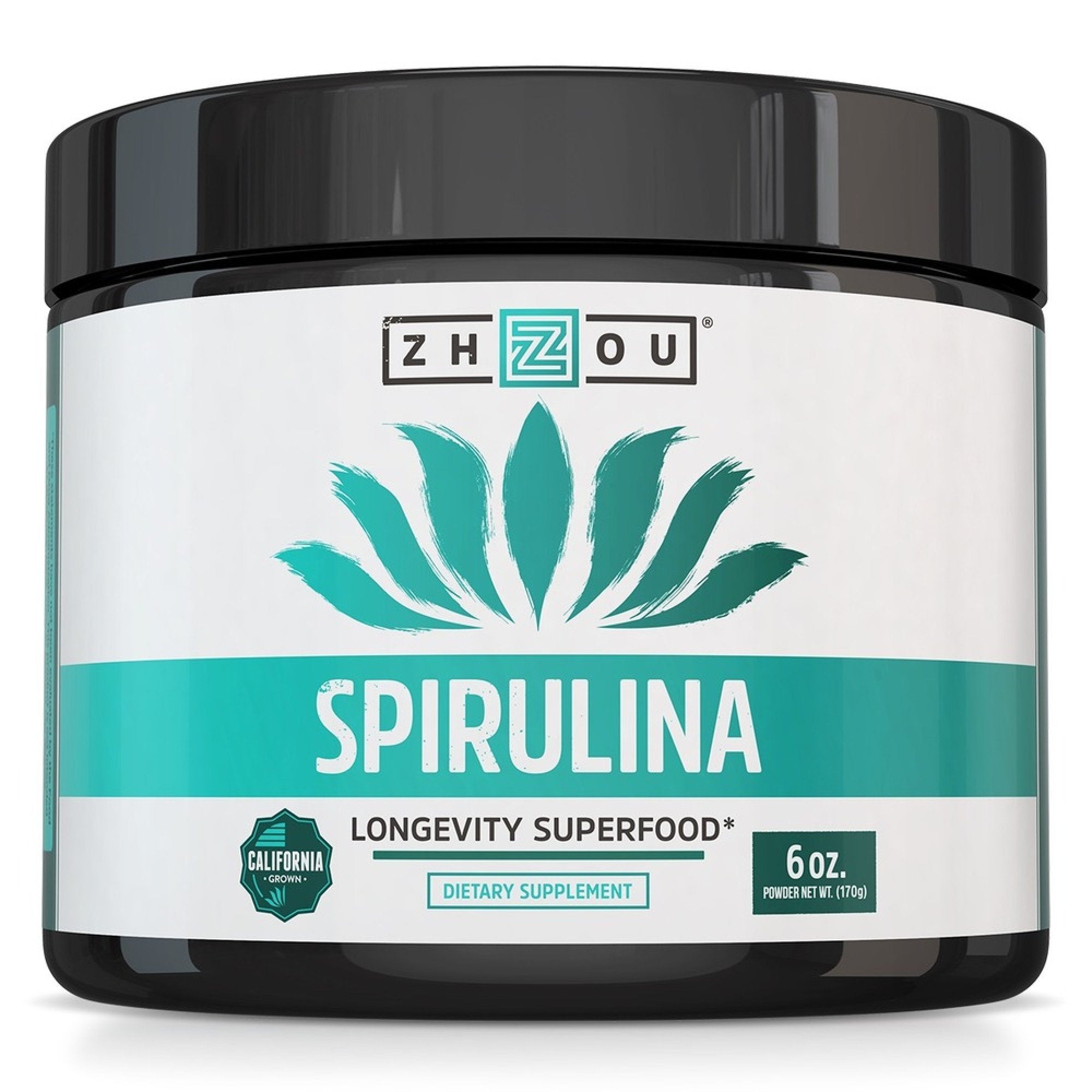 Zhou Nutrition Spirulina Powder 6 oz Powder